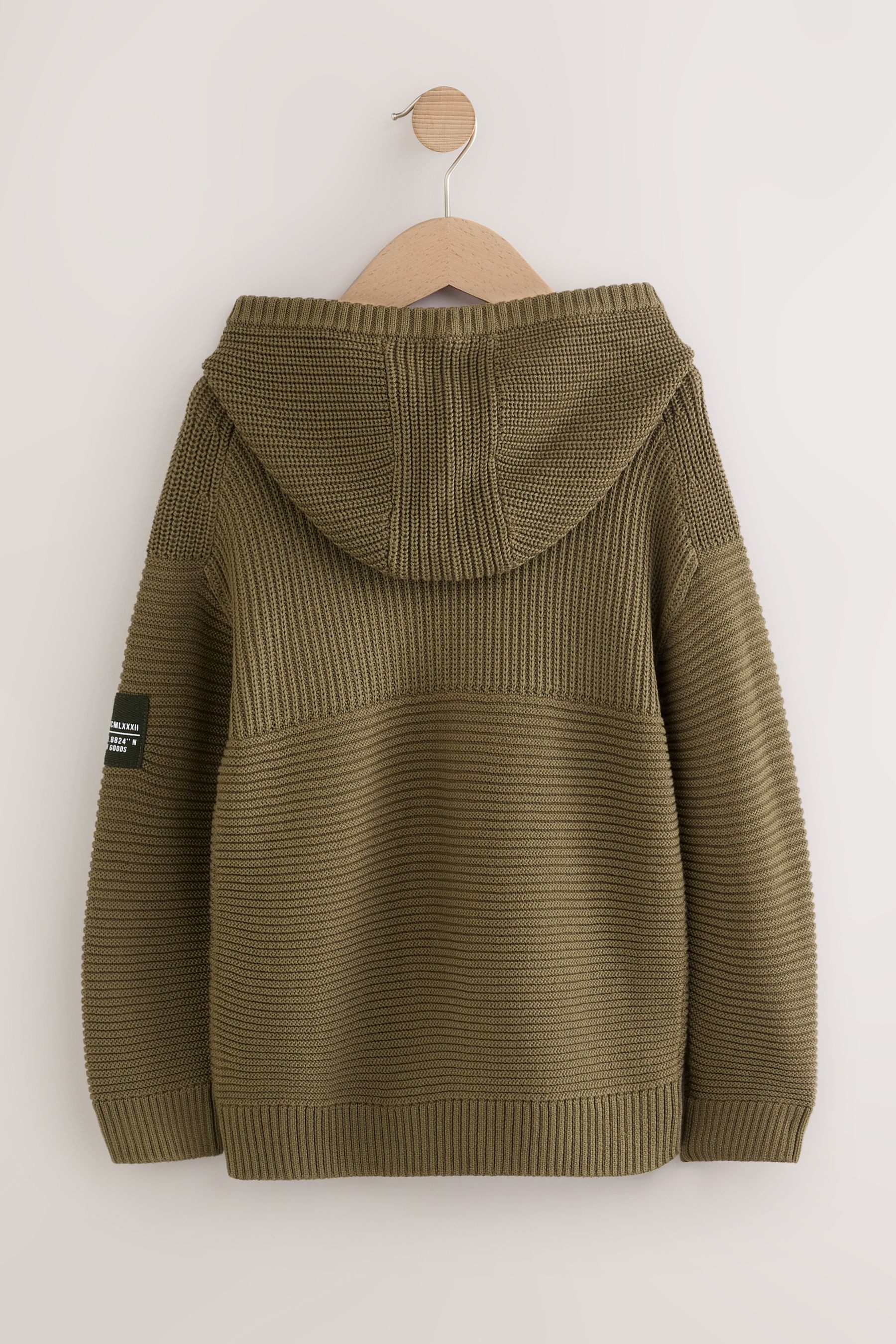 Next Kapuzenpullover Gestricktes Utility-Kapuzensweatshirt (1-tlg)