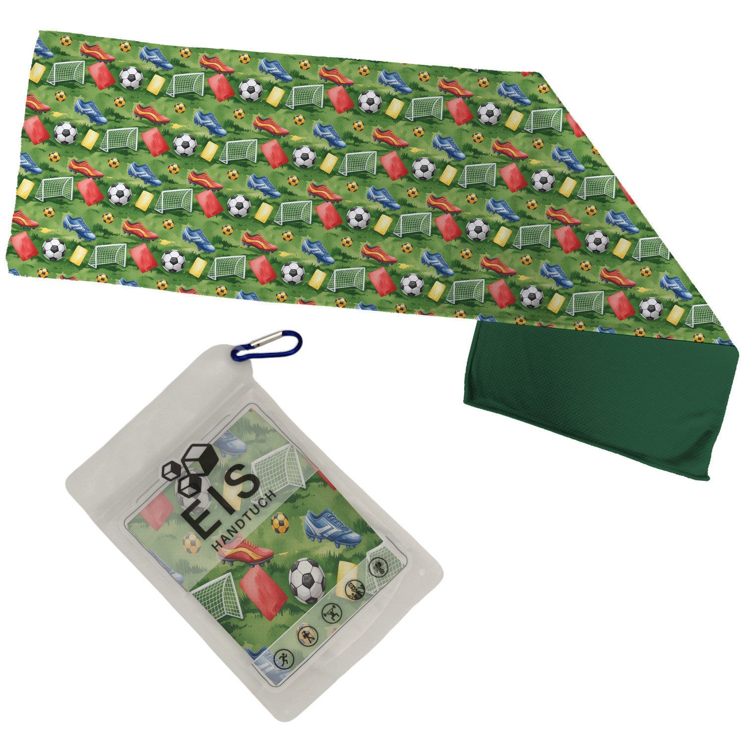 speecheese Sporthandtuch Fussball Eishandtuch