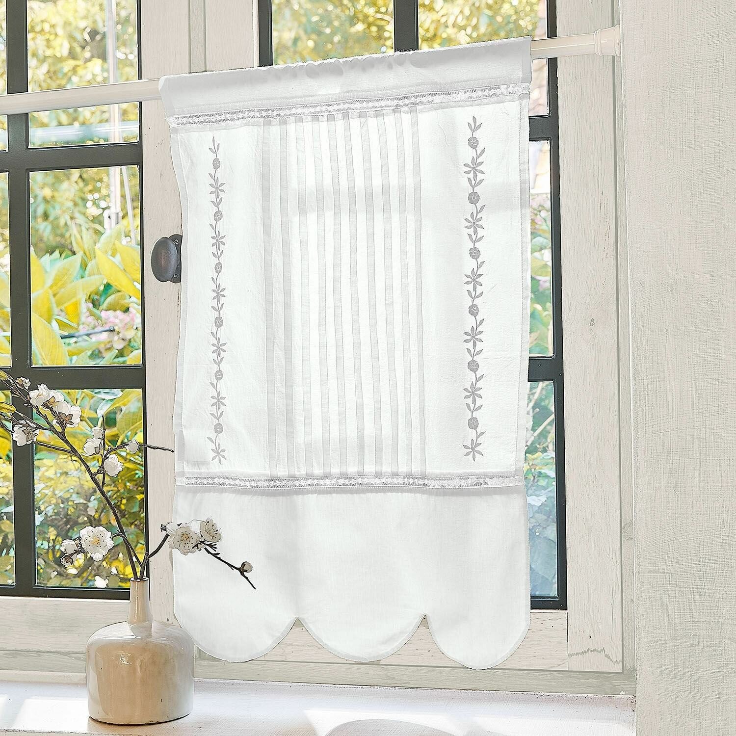 Mirabeau Scheibengardine Scheibengardine Wistelle weiß günstig online kaufen