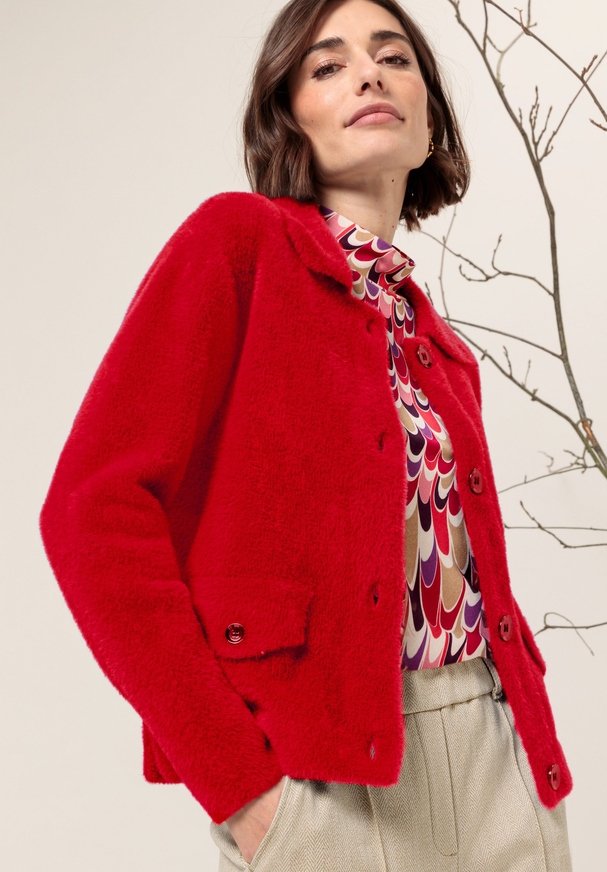 bianca Strickjacke BESS in cooler Trendfarbe günstig online kaufen
