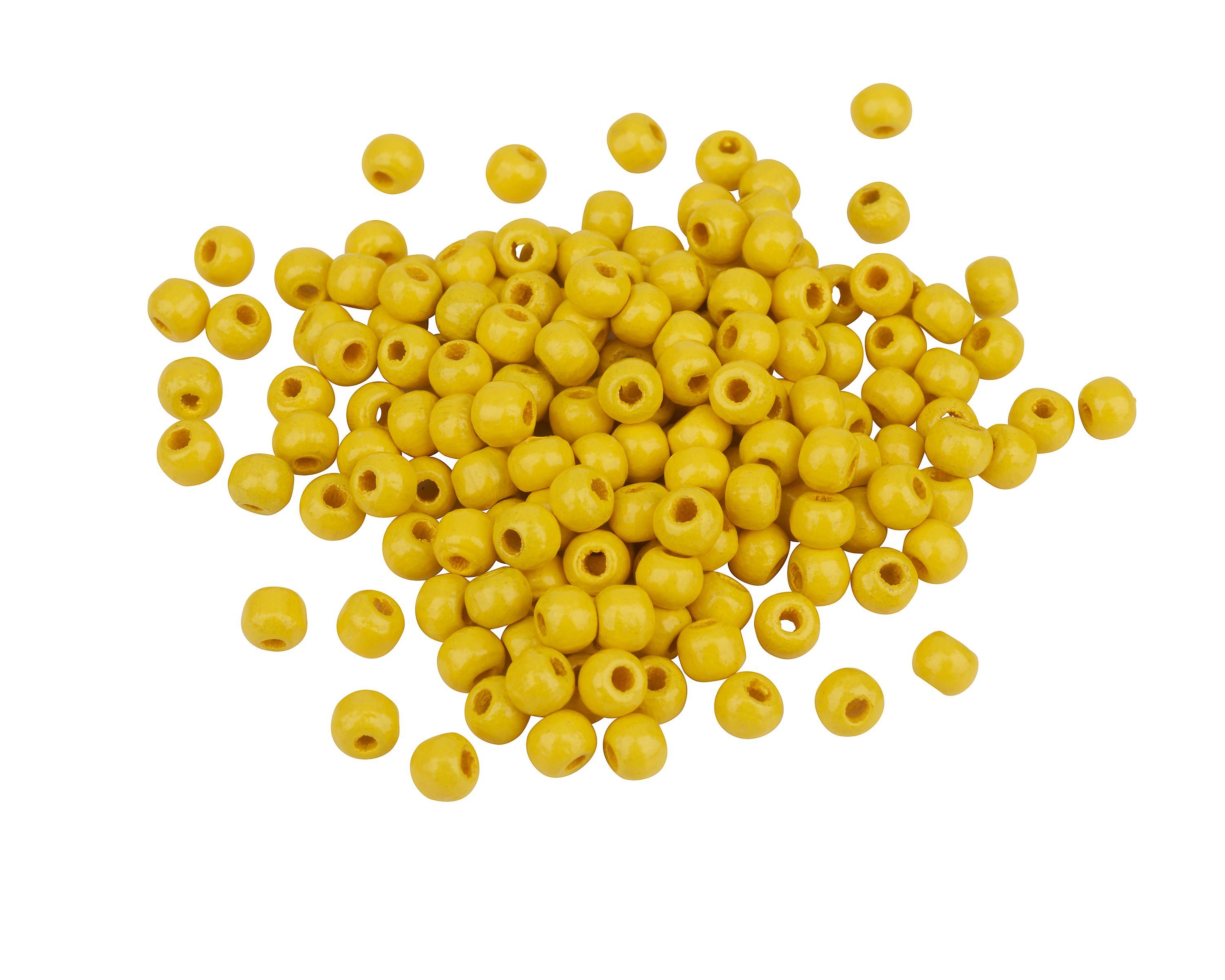 MEYCO Hobby Bastelperlen, (165-tlg), Ø 4 mm, 165 Stück