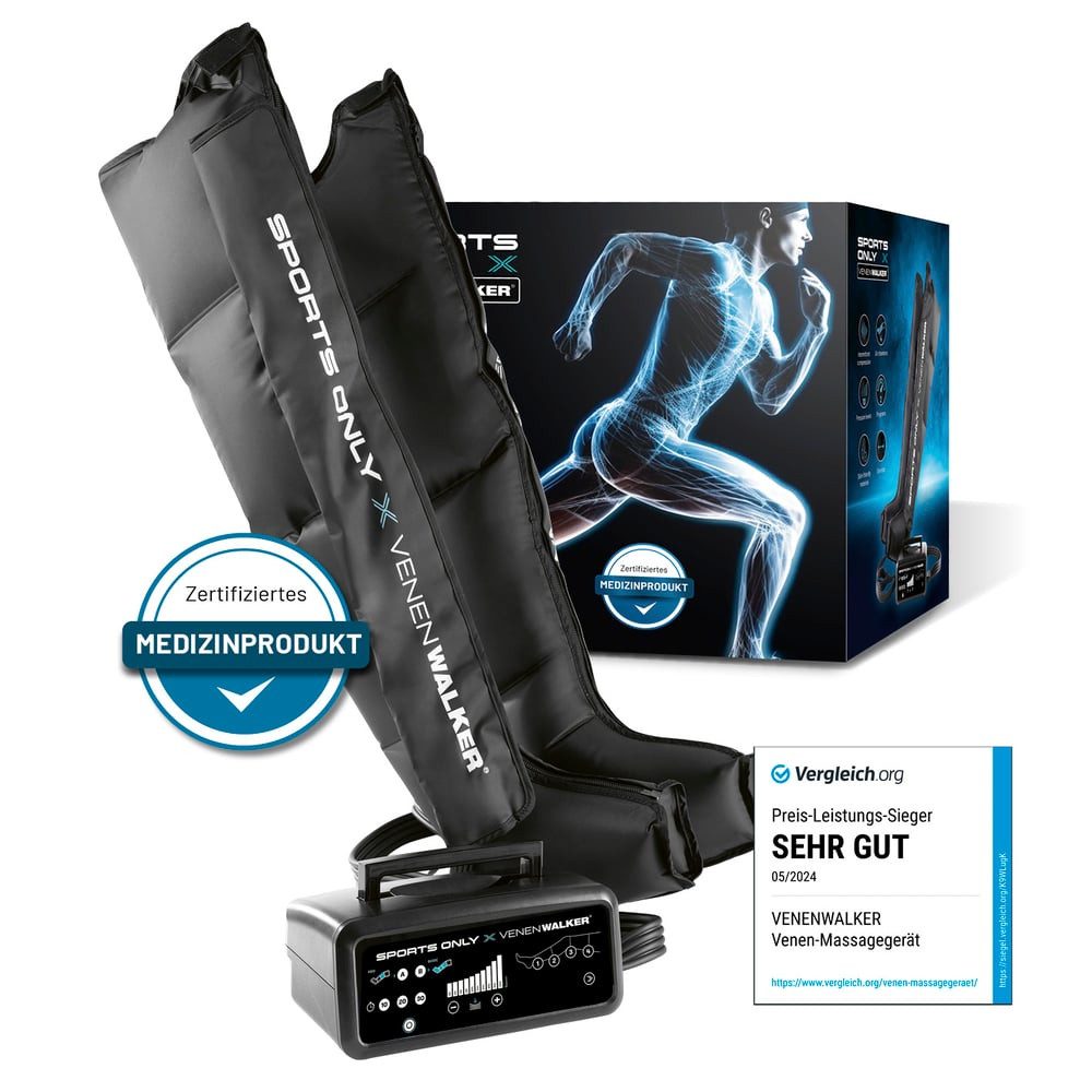 VITALMAXX VenenWalkerPro2 Venentrainer Therapiegerät VenenWalker PRO2©, 230V weiß/türkis