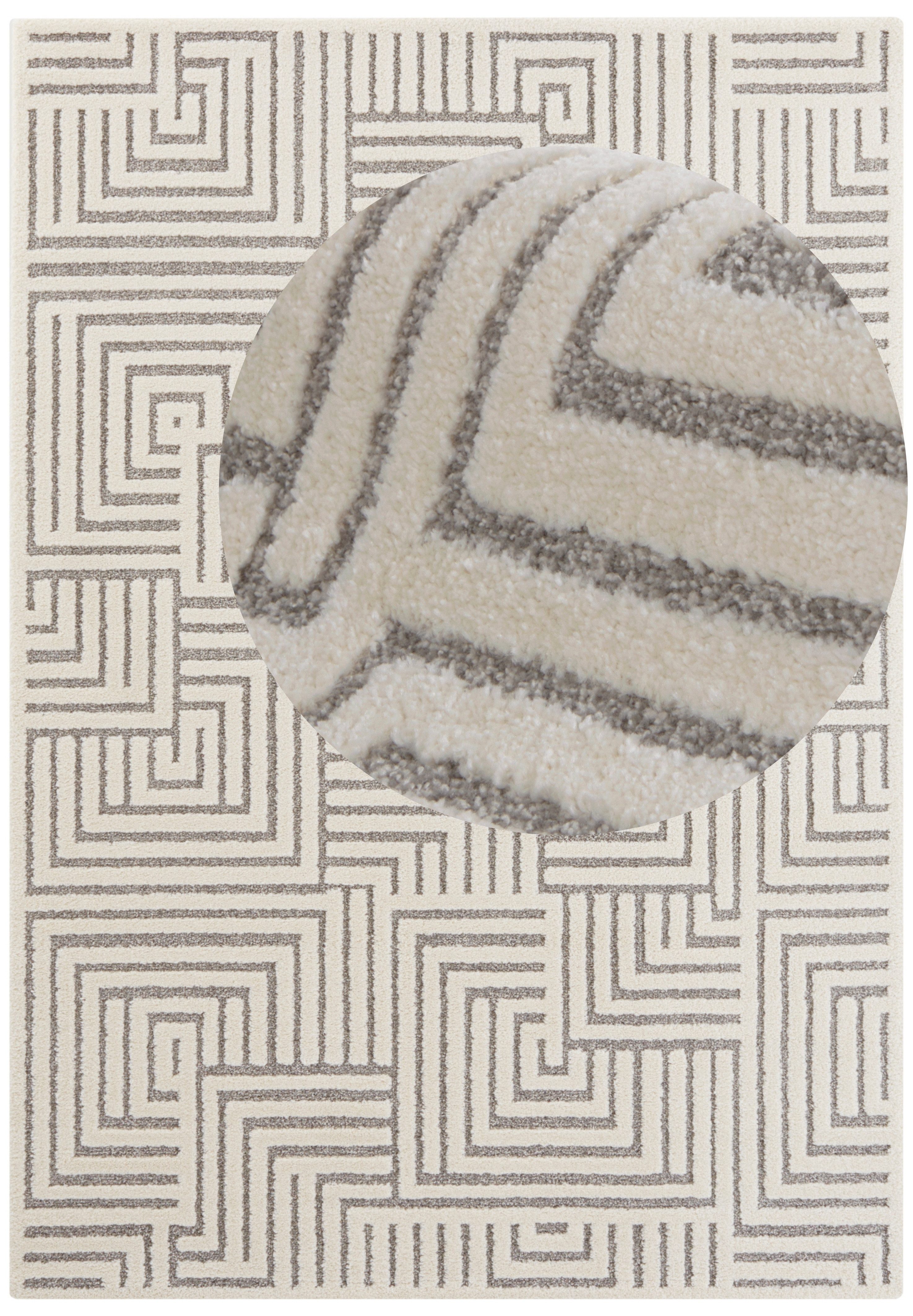 ELLE DECORATION Designteppich »Manipu«, rechteckig, 14 mm Höhe, Flauschiger günstig online kaufen