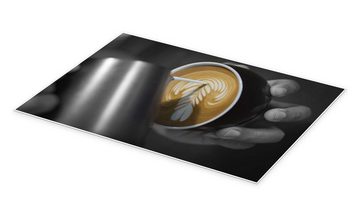 Posterlounge Poster Editors Choice, Latte Art, Küche Fotografie