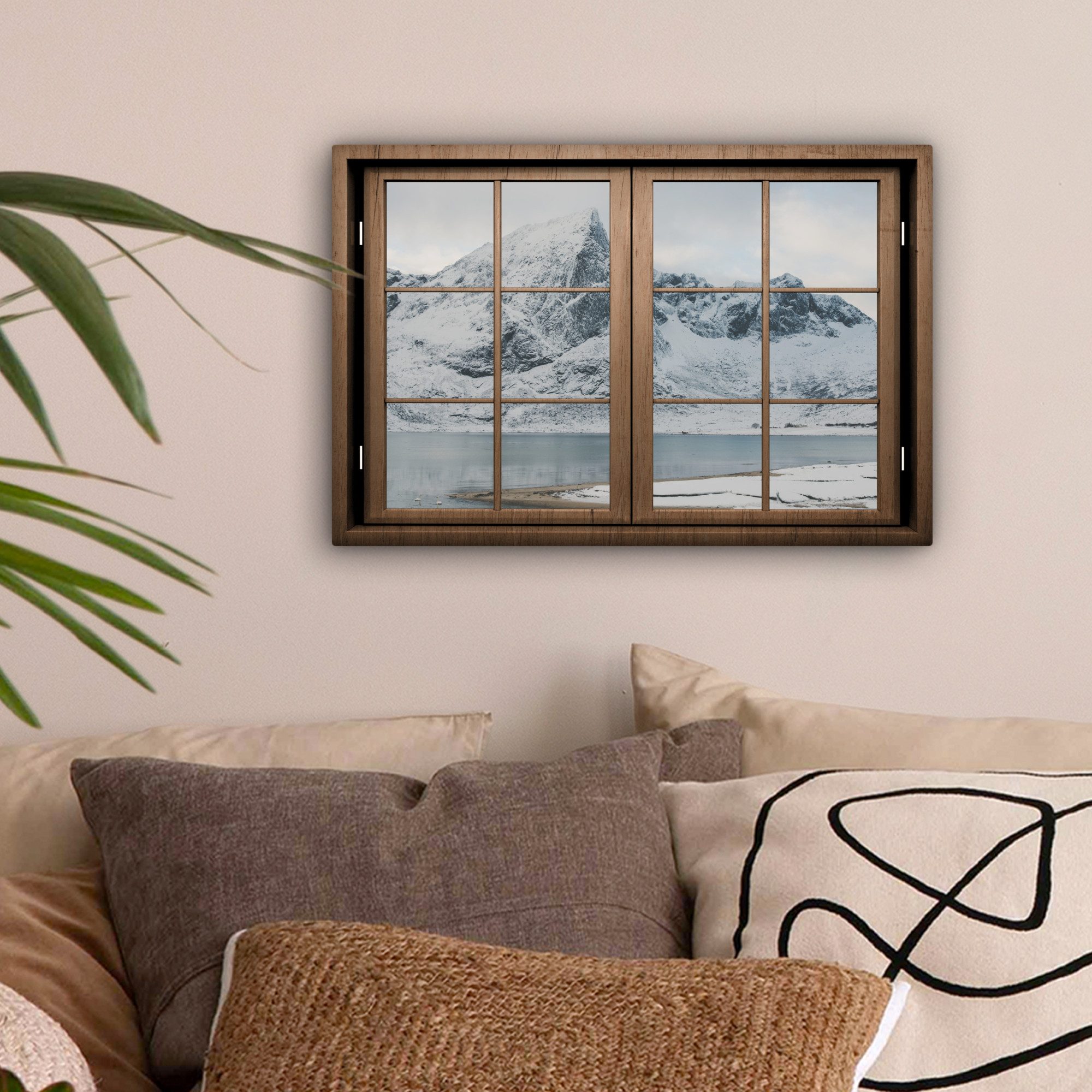 OneMillionCanvasses® Leinwandbild Ansicht - Landschaft - günstig online kaufen