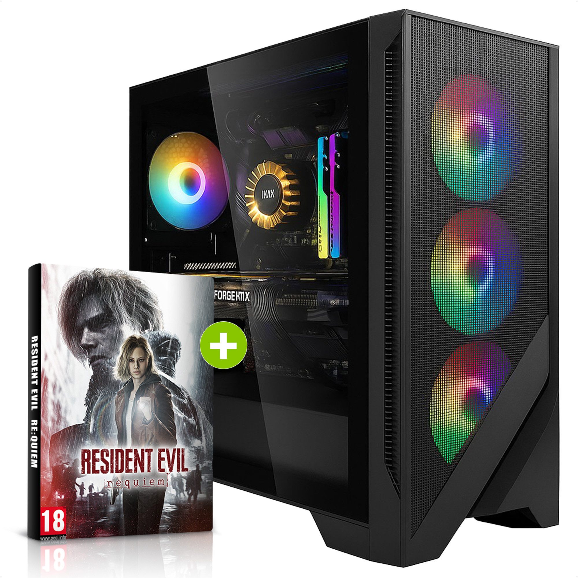 AurumPC R7 7800X3D mit RTX5070 12GB und 32GB DDR5 RAM Gaming-PC (AMD Ryzen 7 7800X3D, GeForce RTX 5070, 32 GB RAM, 1000 GB SSD, Luftkühlung, Windows 11, WLAN)