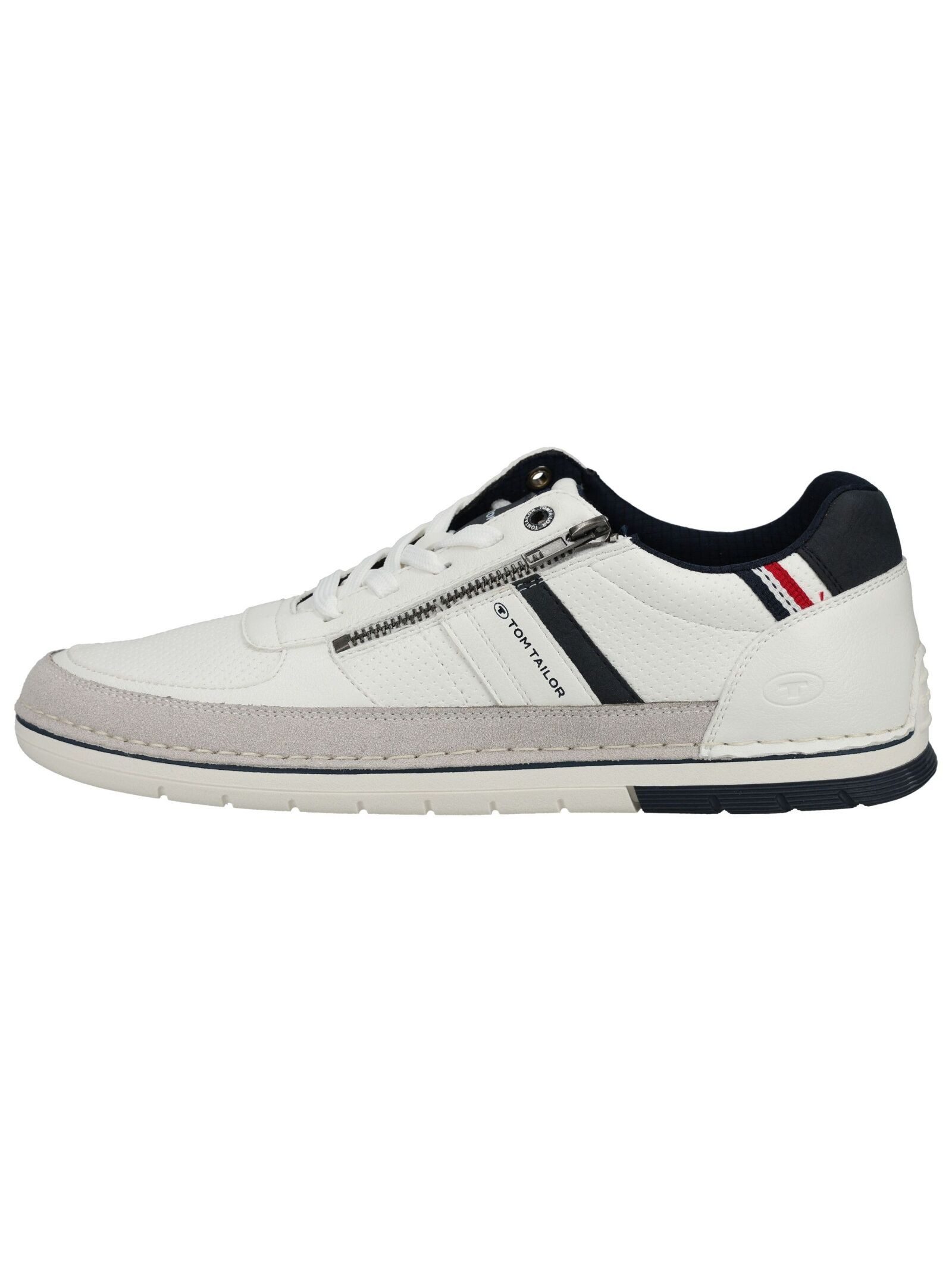 TOM TAILOR Sneaker Lederimitat/Textil . Sneaker (1-tlg)