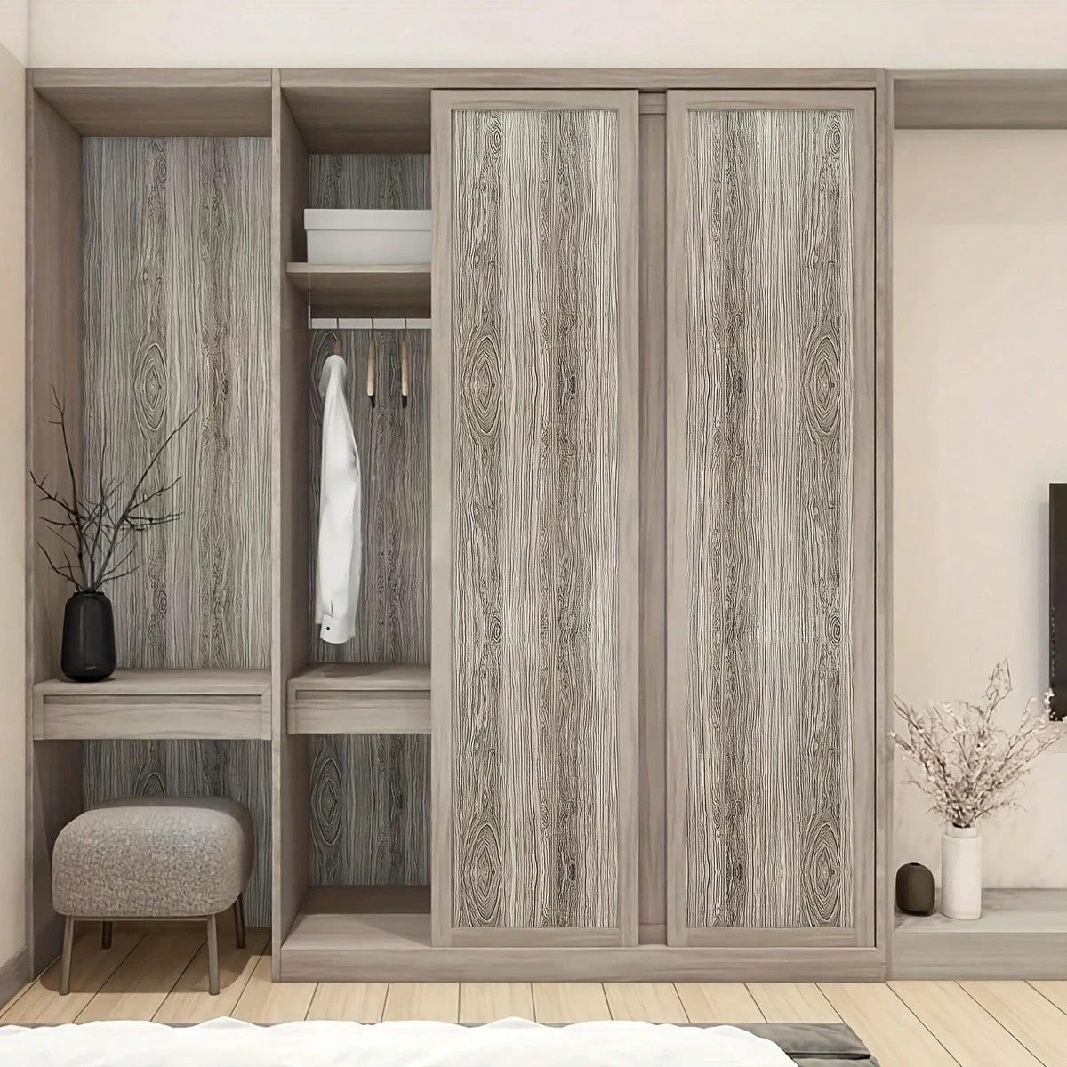HomeBella Mustertapete Selbstklebende Tapete Holzoptik, – Wasserfest & Abzi günstig online kaufen