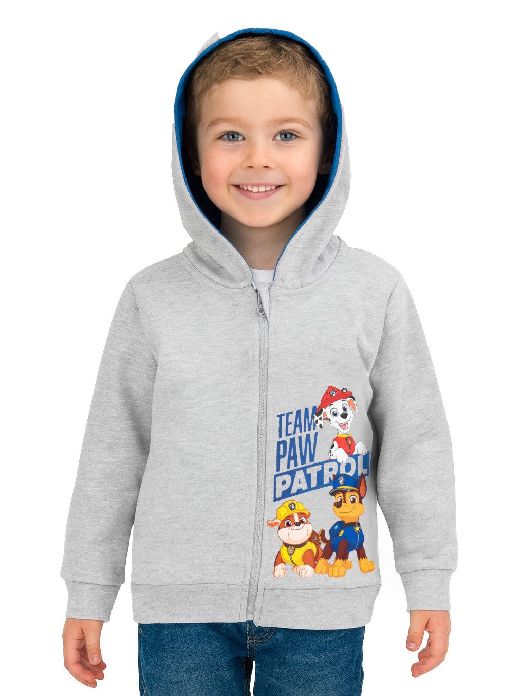 United Labels® Sweatjacke Paw Patrol - Team Paw Patrol - Marshall, Rubble & Chase