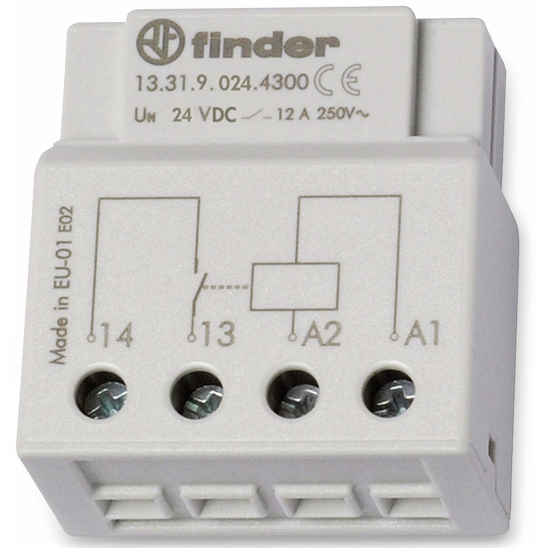 Verteilerbox FINDER Schaltrelais 24 V, 12 A, 13.31.9.024.4300