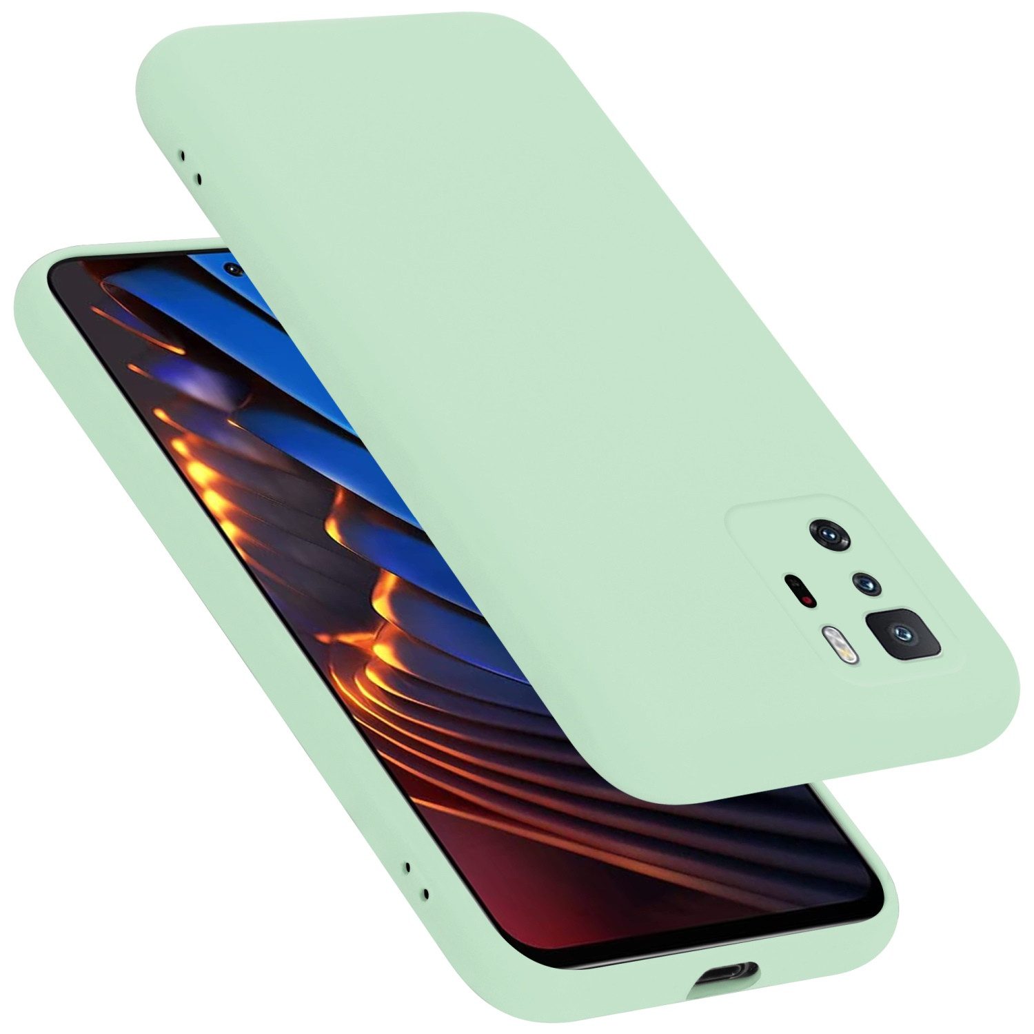 Cadorabo Handyhülle für Xiaomi POCO X3 GT Hülle Xiaomi POCO X3 GT, Flexible Hülle TPU Silikon Schutzhülle Back Cover Case