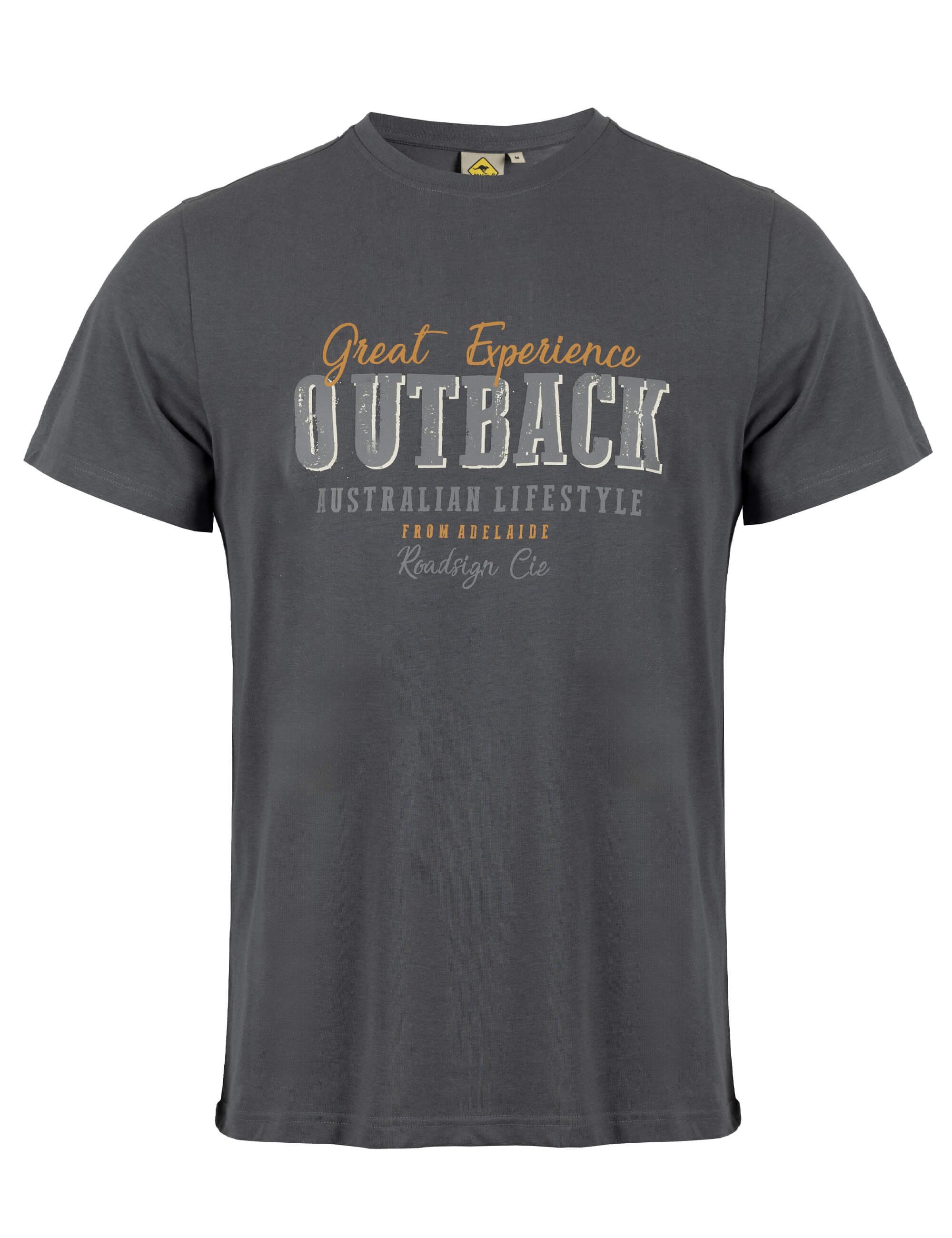 ROADSIGN australia T-Shirt Outback Mark (1, 1-tlg., 1) mit Outback Print, sportlicher Look, ideal für Freizeit & Urlaub
