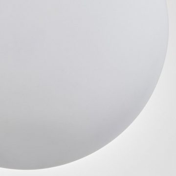 hofstein Deckenleuchte Deckenlampe aus Metall/Glas in Schwarz/Weiß, ohne Leuchtmittel, retro Leuchte mit Glasschirmen (10cm, 12cm), 4xG9, ohne Leuchtmittel