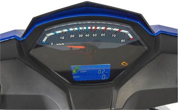 GT UNION Motorroller Sonic 45 (mit/ohne Topcase), 50 ccm, 45 km/h, Euro 5, (Komplett-Set, 2 tlg., mit Topcase), inkl. Topcase