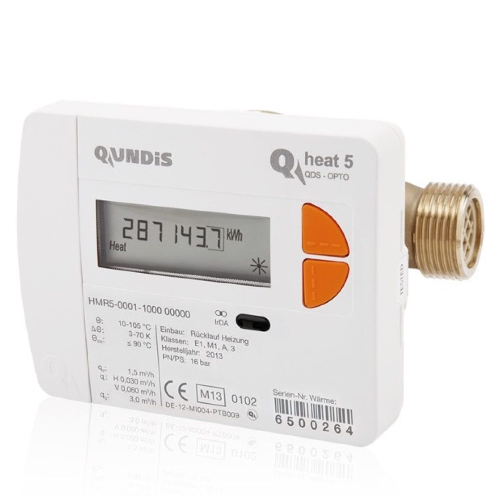 ZAEHLER.de Energiekostenmessgerät Wärmemengenzähler Qundis Qheat 5.5 günstig online kaufen