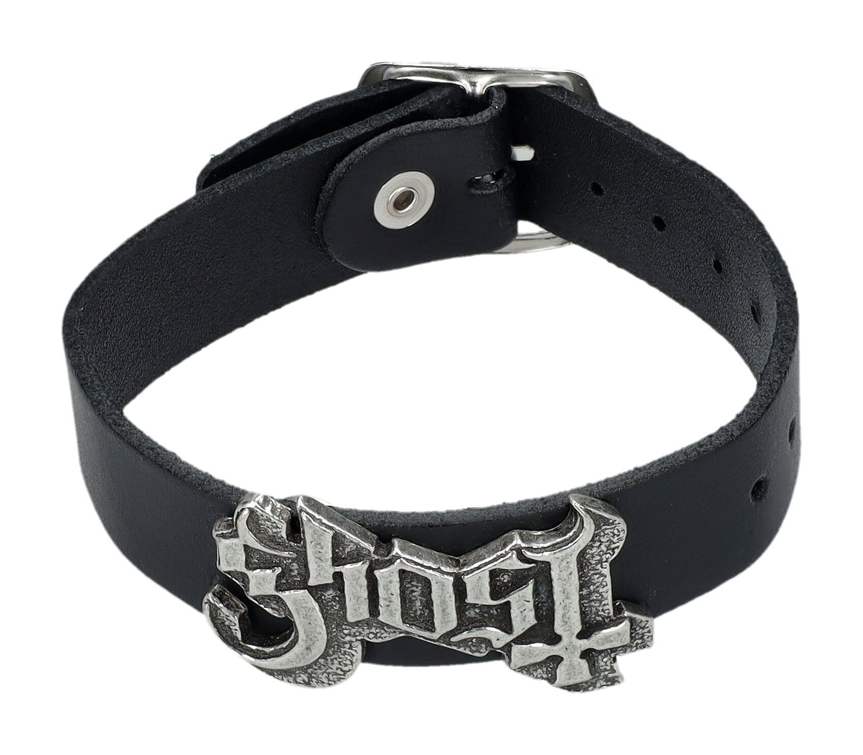 Figuren Shop GmbH Armband Lederarmband Ghost - Logo - Alchemy England - Merchandise Armband