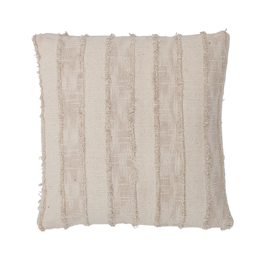 Bloomingville Dekokissen Luca, Natur, 50x50cm, Zierkissen, Sofakissen