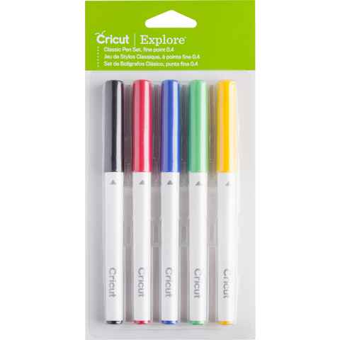 Cricut Malstift Stifte Point Pen Fine, 0,4 mm 5er-Set