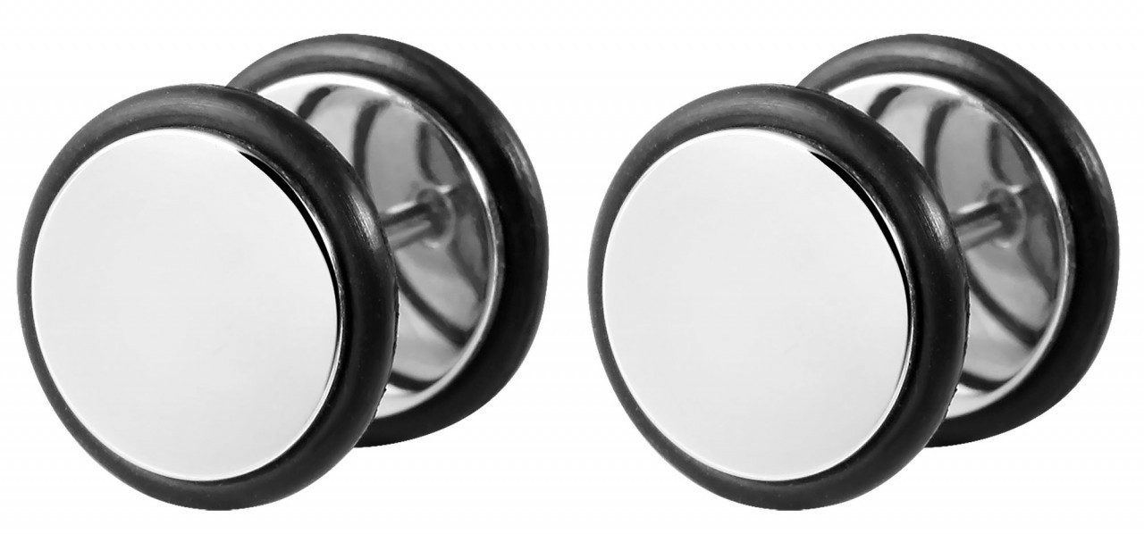 Adelia´s Paar Ohrhänger Unisex Ohrstecker aus Edelstahl Ø 12 mm günstig online kaufen