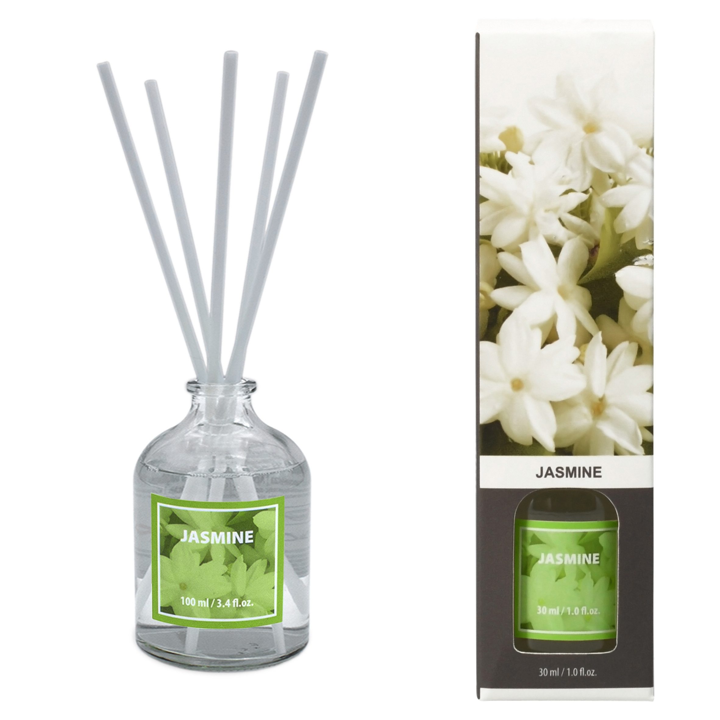 Spetebo Raumduft Lufterfrischer mit Diffuser Sticks (Set, 6-St., Duftdiffuser 100 ml mit 5 Stäbchen), mit langanhaltender Frische