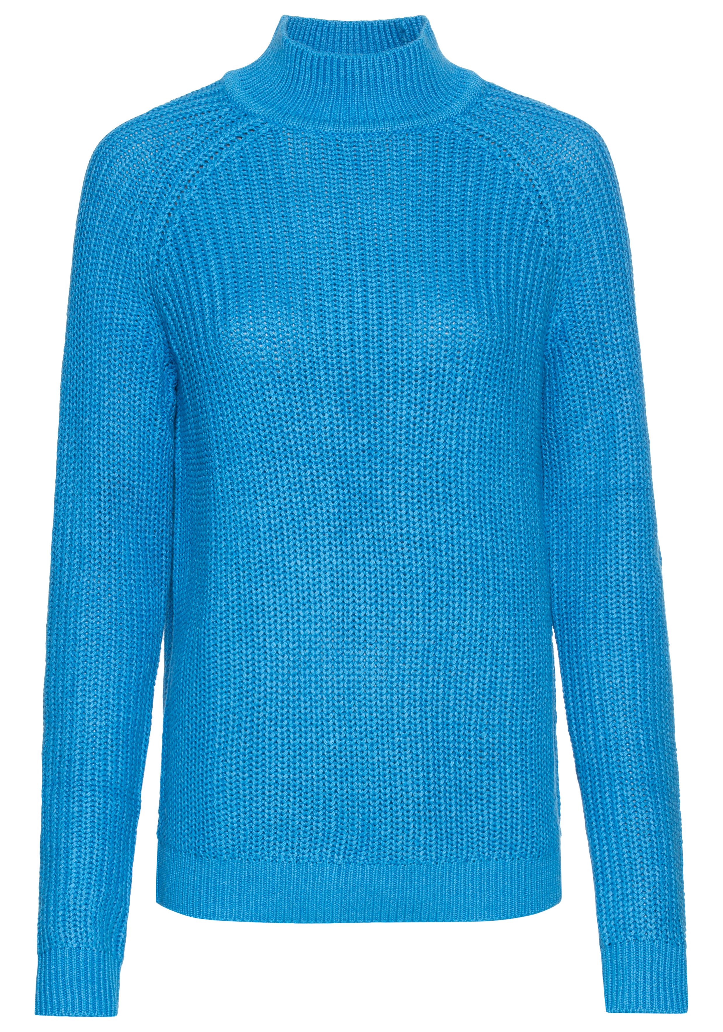 Laura Scott Strickpullover aus Grobstrick mit Stehkragen. Reduzierter Preis € 30,79. Unverbindliche Preisempfehlung € 43,99