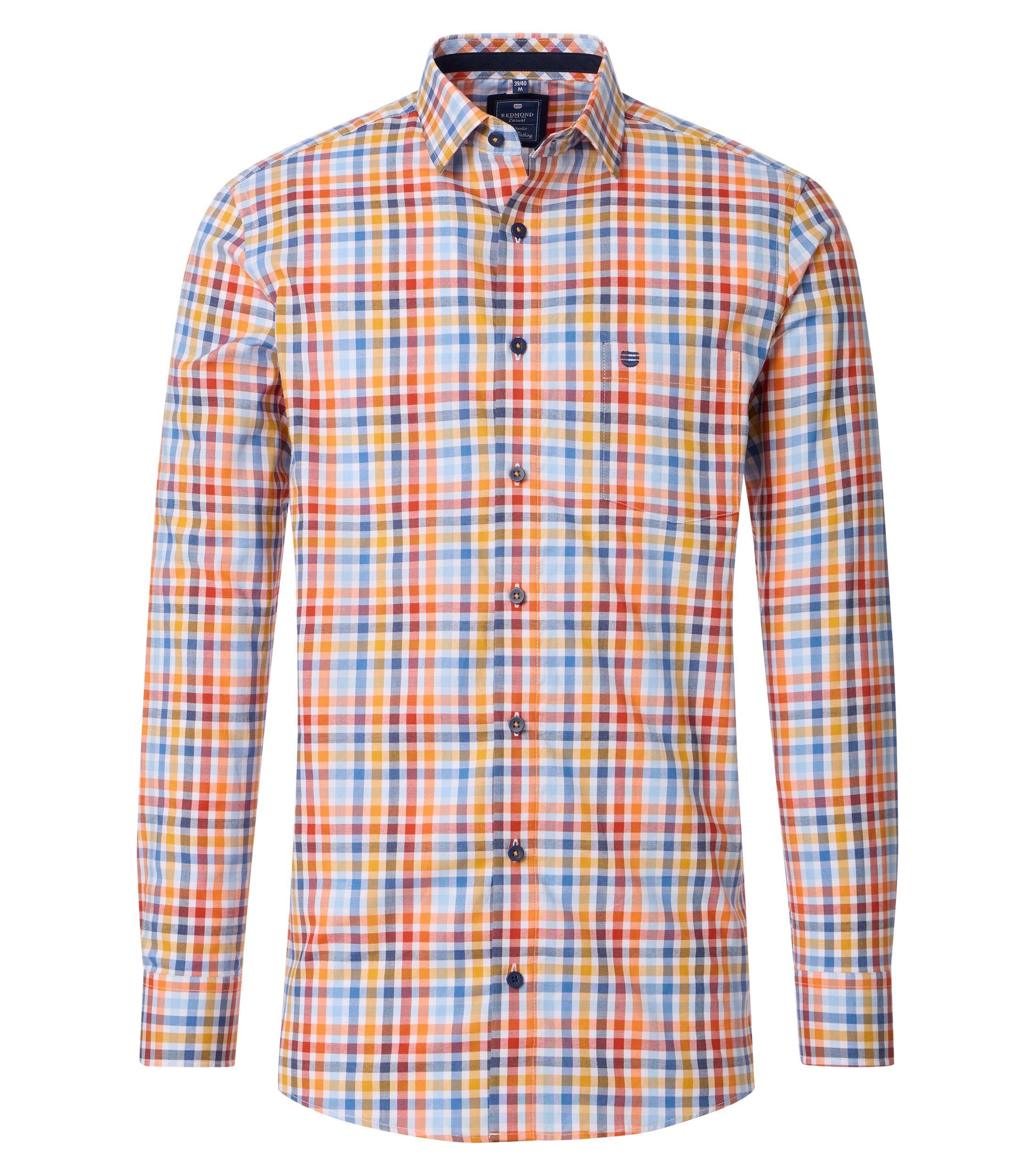 Redmond Langarmhemd kariert Comfort Fit (40-tlg) günstig online kaufen