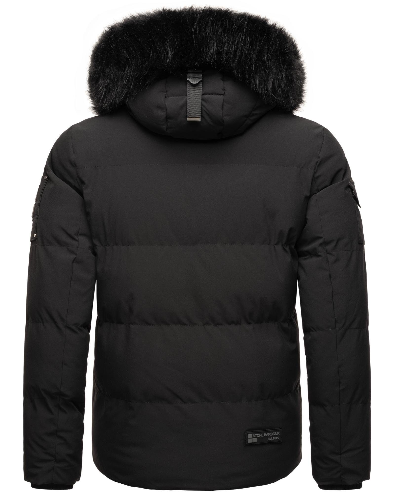 Stone Harbour Winterjacke Halvaar stylischer Winterparka mit abnehmbarer Kapuze