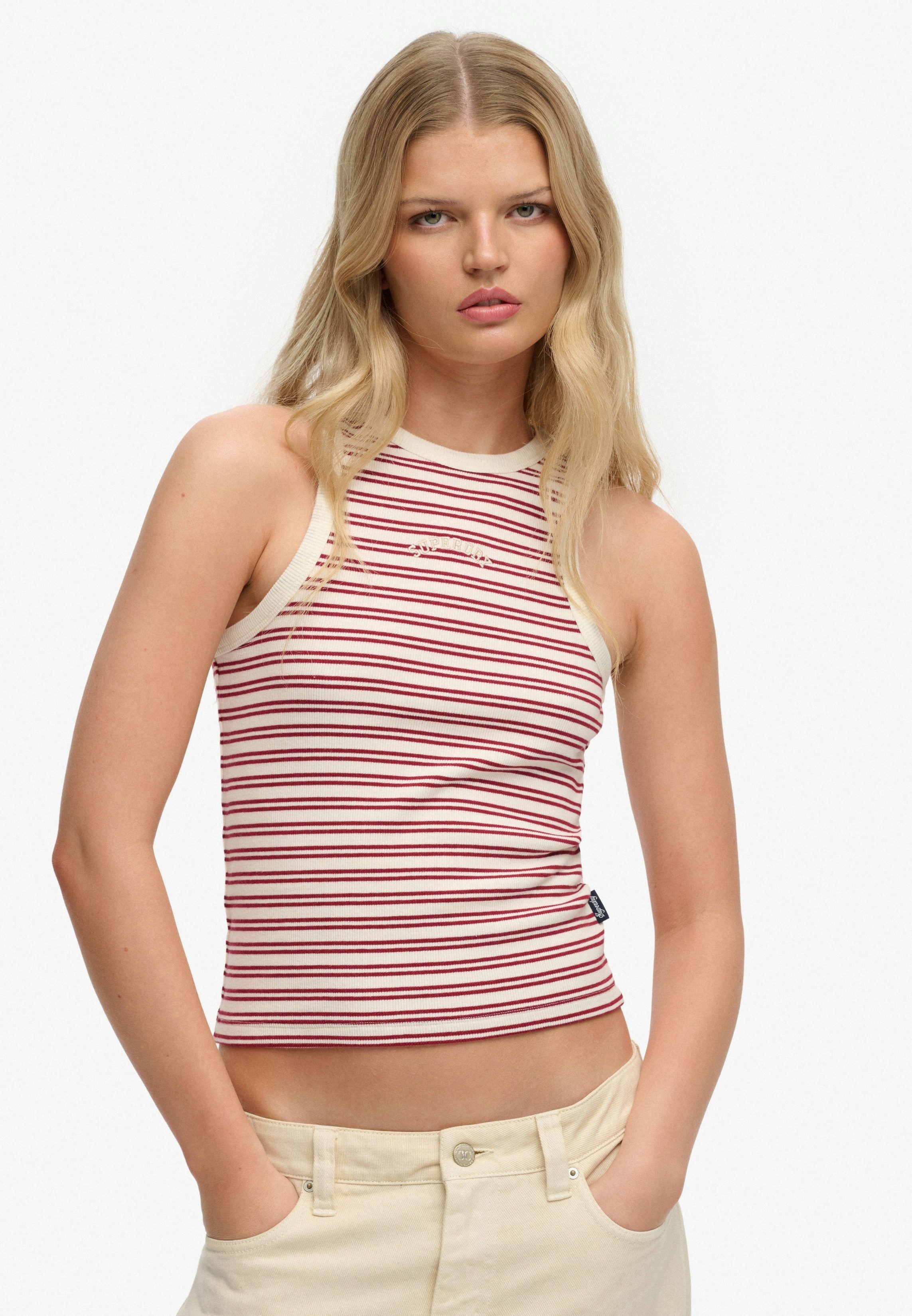 Superdry Tanktop ESSENTIAL LOGO STR RACER VEST