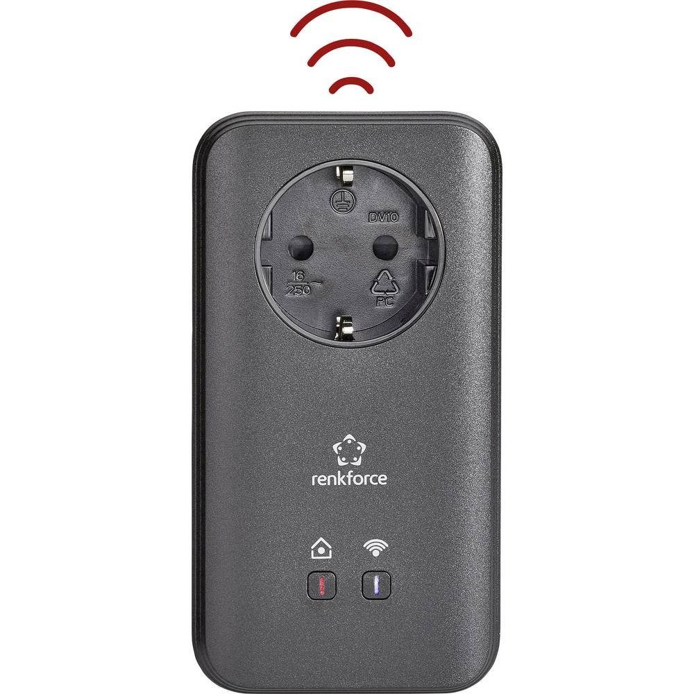 Reichweitenverstärker PL600D Einzel Powerline WiFi Adapter Renkforce