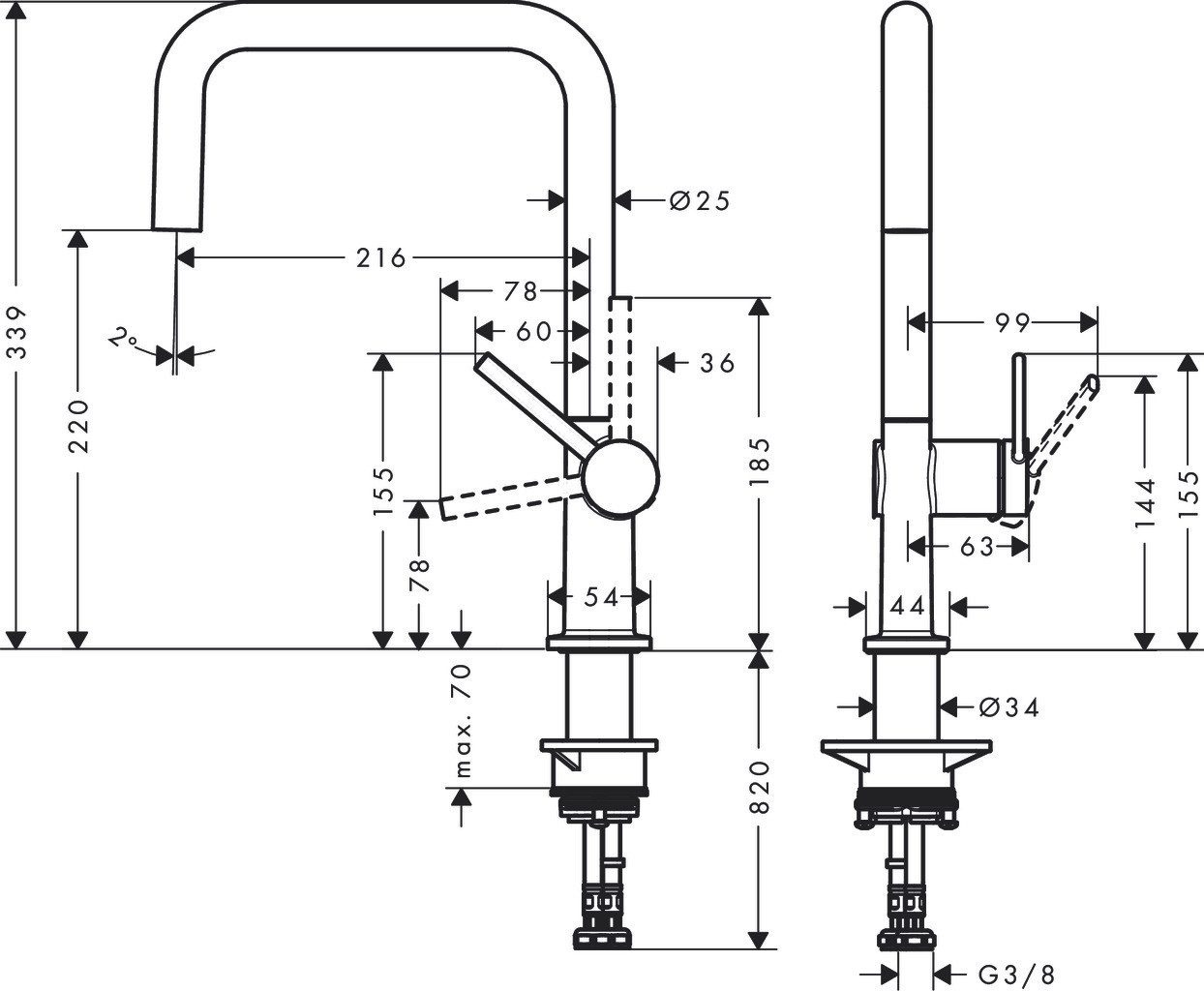 Thumbnail - hansgrohe Brausethermostat
