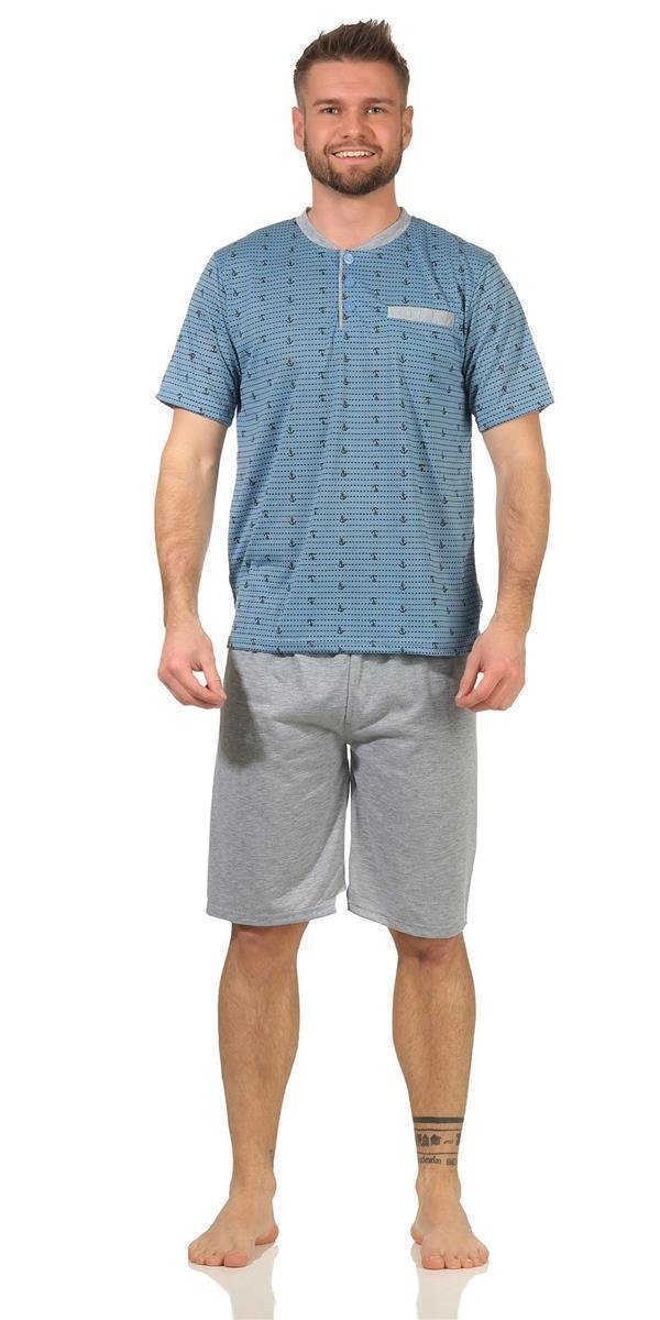 EloModa Capri-Pyjama »Herren Pyjama Short & T-Shirt Schlaf-Anzug; Gr. M« (2  tlg) online kaufen | OTTO
