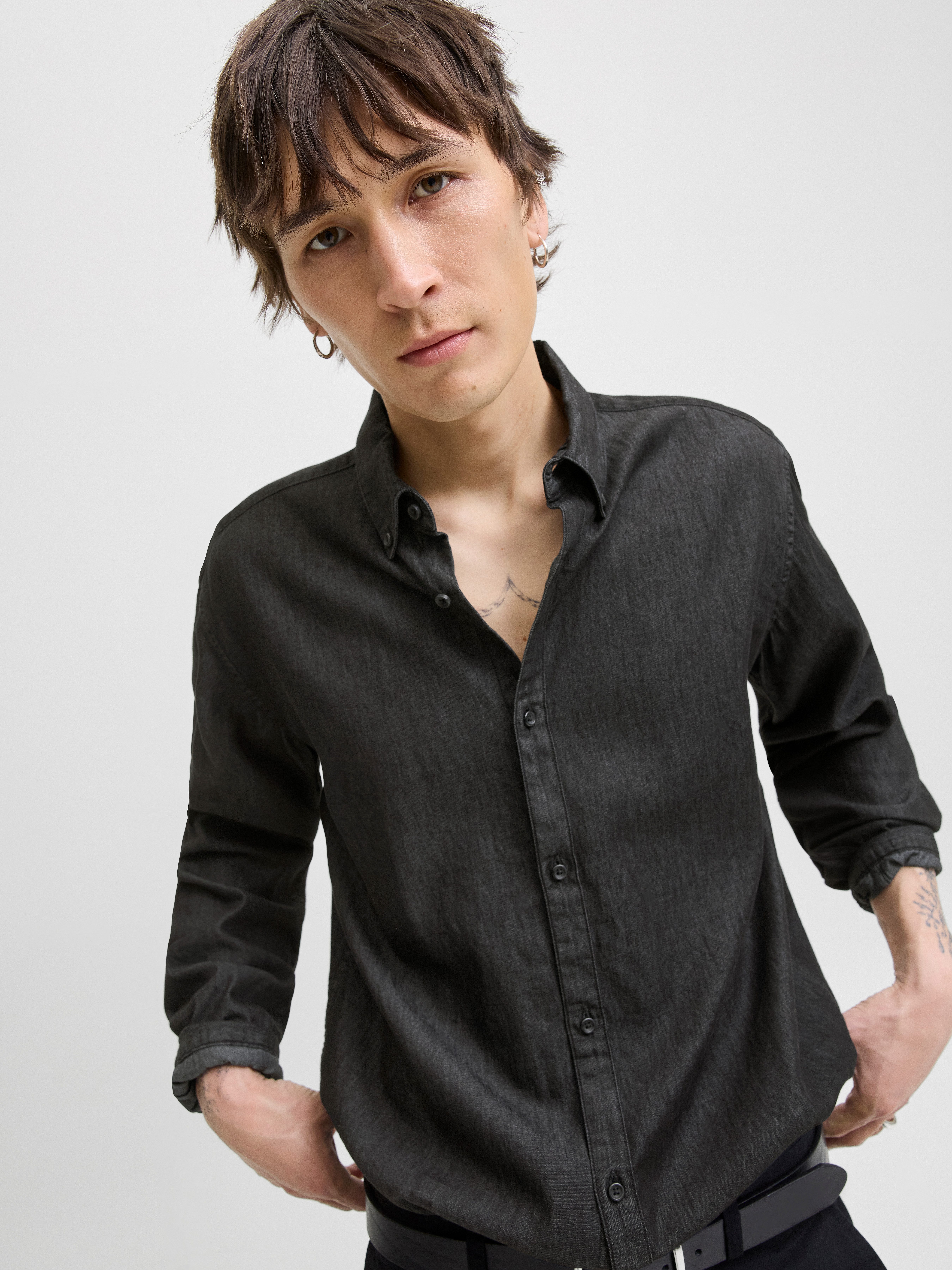 Jack & Jones Langarmhemd JJEPERFECT DENIM günstig online kaufen