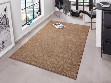 Teppich Pure 100 Kurzflor, HANSE Home, rechteckig, Höhe: 13 mm, Kurzflor, Unifarben, Teppich, Modern, Wohnzimmer, Kinderzimmer, Flur
