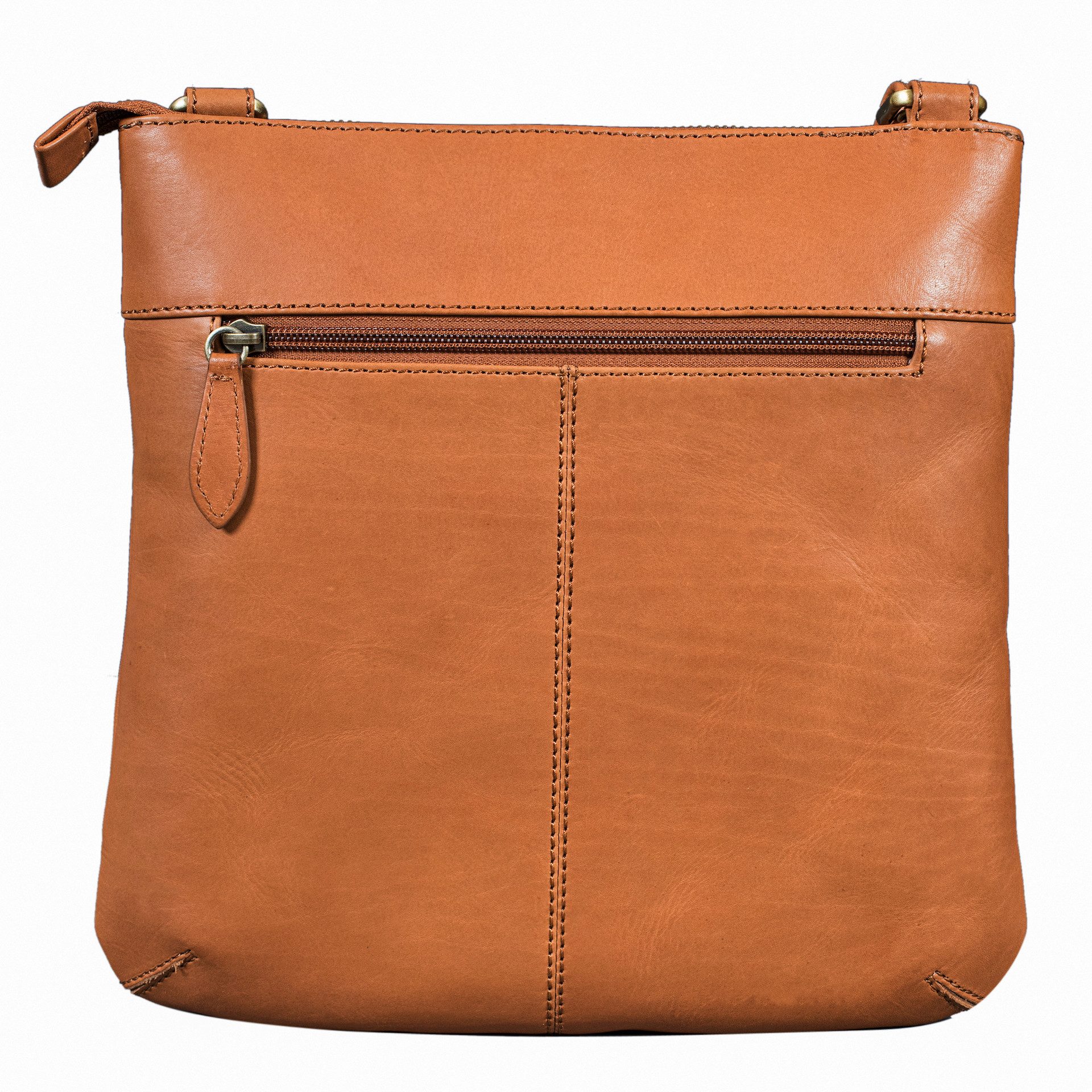 Benthill Umhängetasche Damen Echt Leder Handtasche Schultertasche Ledertasche Umhängetasche, Schultergurt / Umhängegurt Reißverschlussfach – Bild 5 von 5