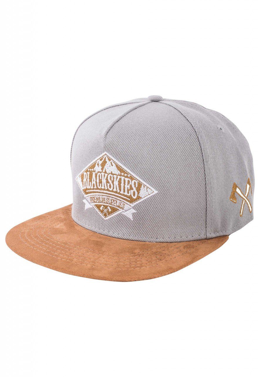 Blackskies Snapback Cap Lumberjack Snapback Cap - Grau-Braun günstig online kaufen