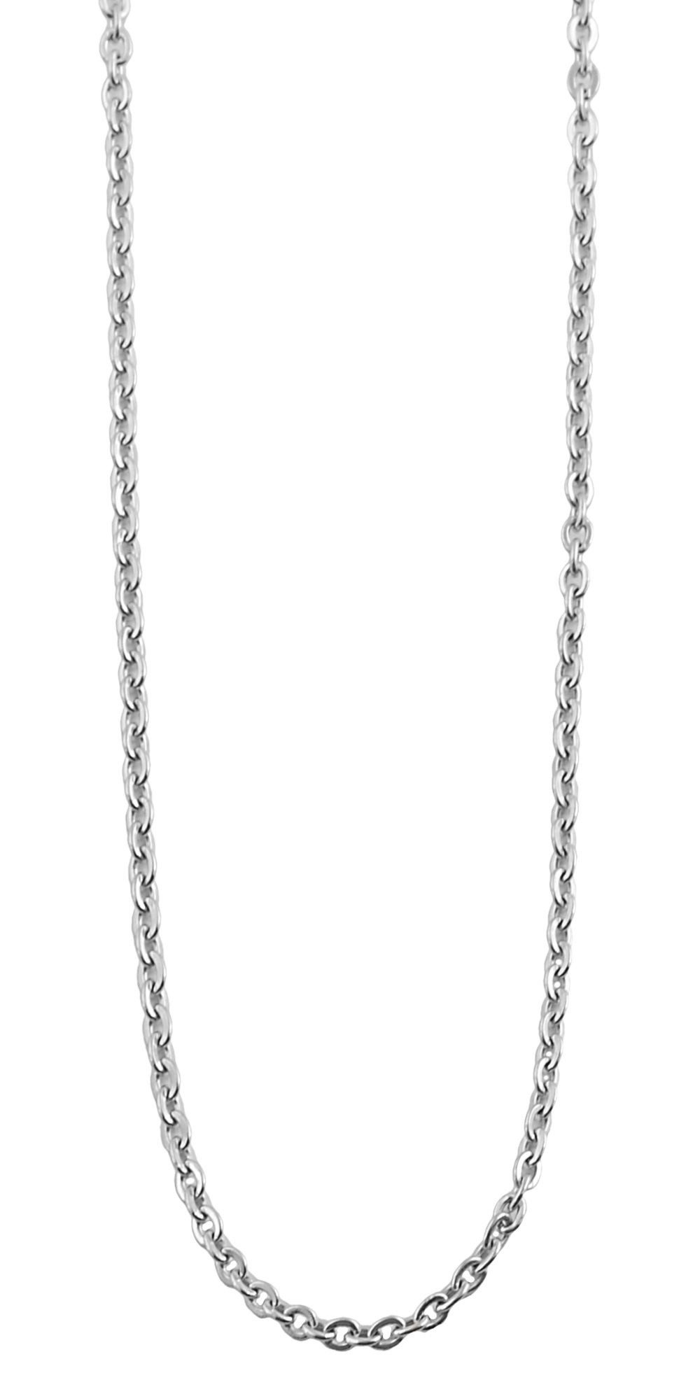 Kette ohne Anhänger Halskette – Ankerkette aus Edelstahl 45 cm