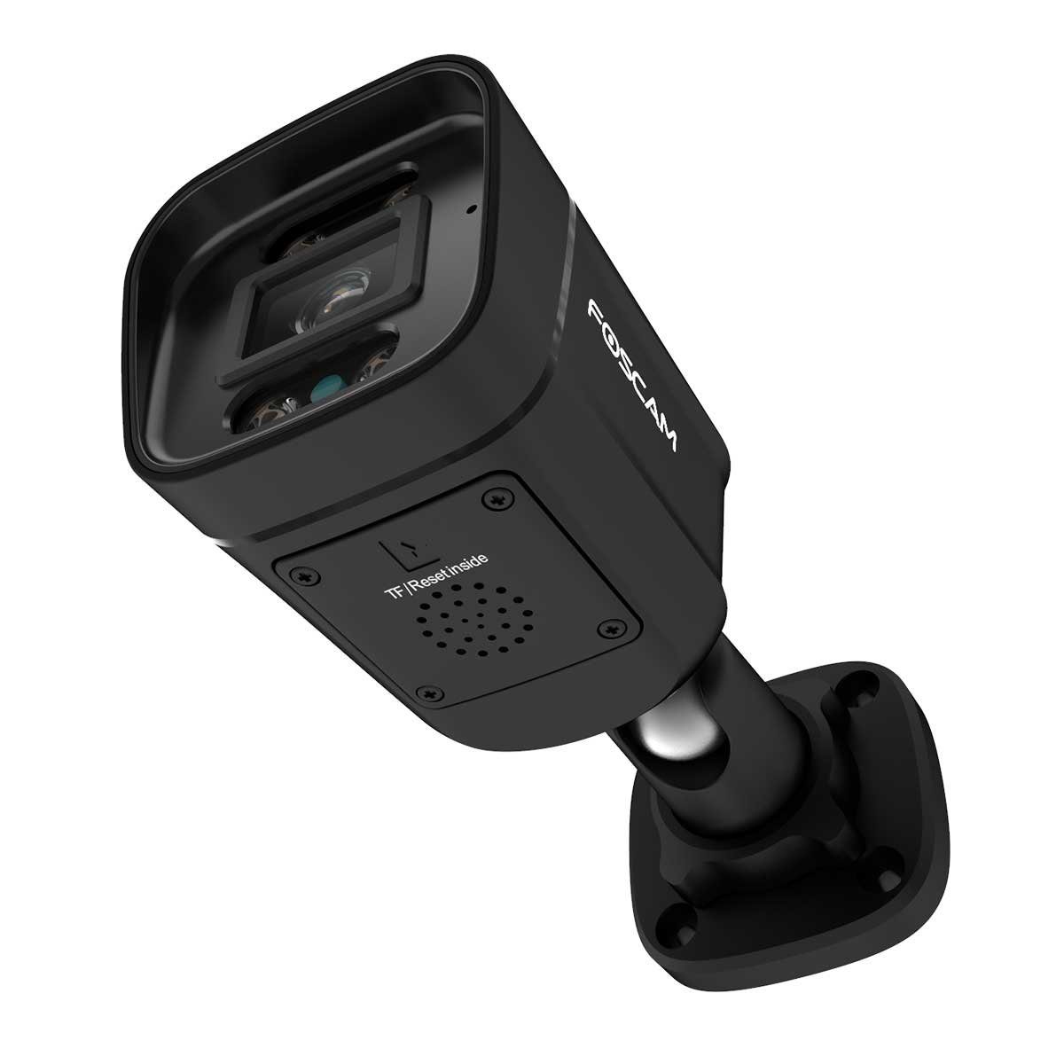 Foscam Überwachungskamera FOSCAM V5EP 5 MP POE IP (Nachtsicht bis 20m, Zwei-Wege-Audio und Alarmsirene, Wetterfest)