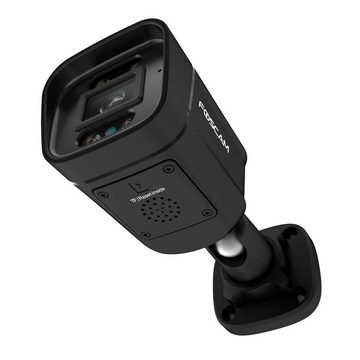 Foscam V8EP 8 MP POE- Überwachungskamera (mit integriertem Scheinwerfer und einer Alarmsirene, Nachtsicht bis 20m, Zwei-Wege-Audio, Wasserfest)