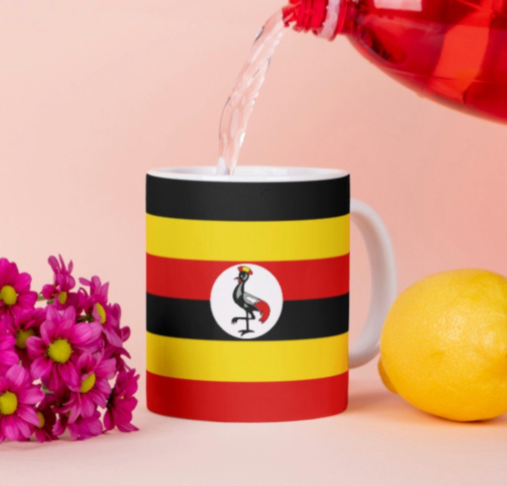 Uganda Cup Afrika Flagge Tasse Kaffeetasse Pot National Tasse Kaffee Tinisu Becher