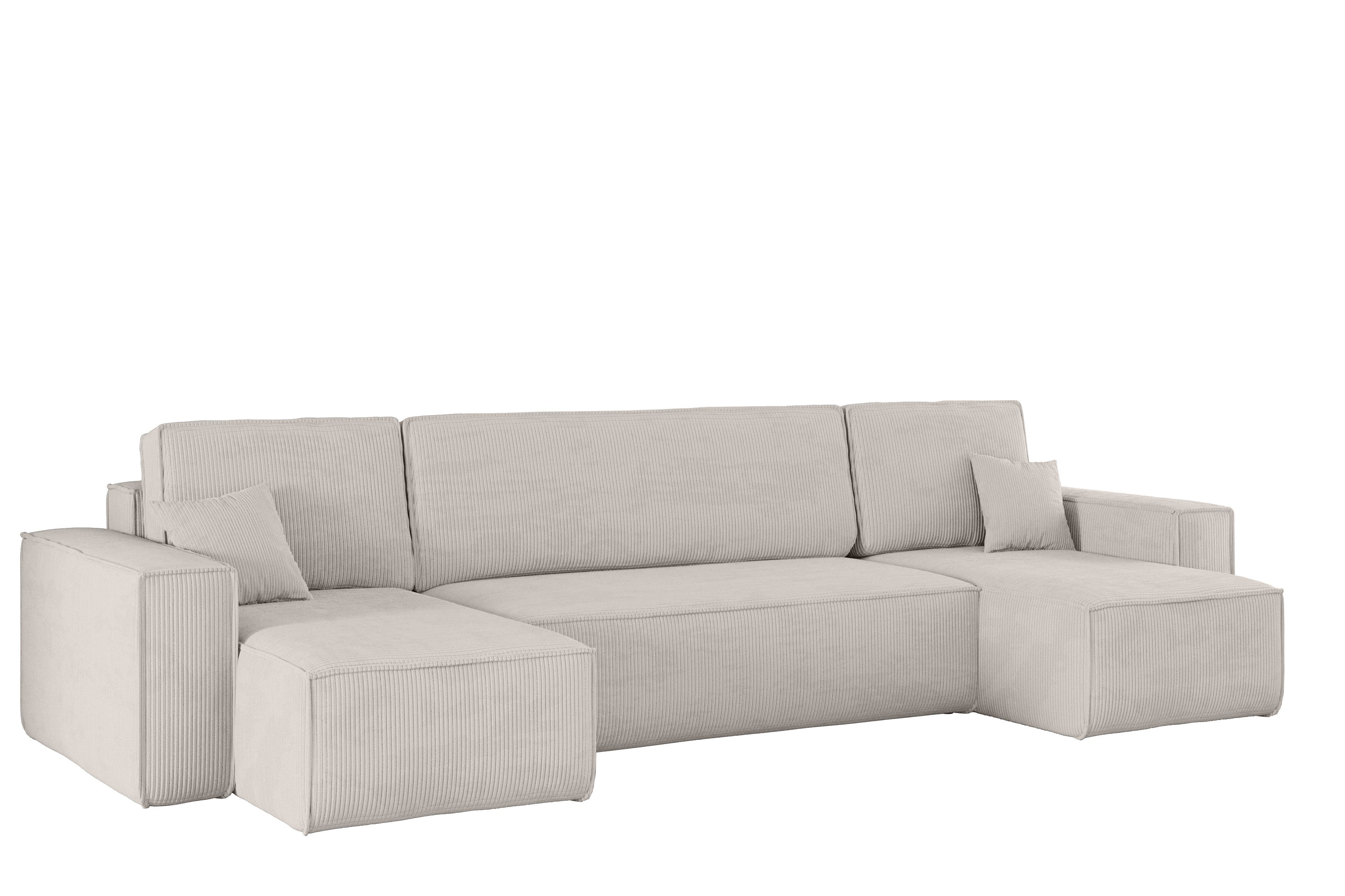 Kaiser Möbel Ecksofa mit schlaffunktion und bettkasten, Couch U-form BEST s günstig online kaufen