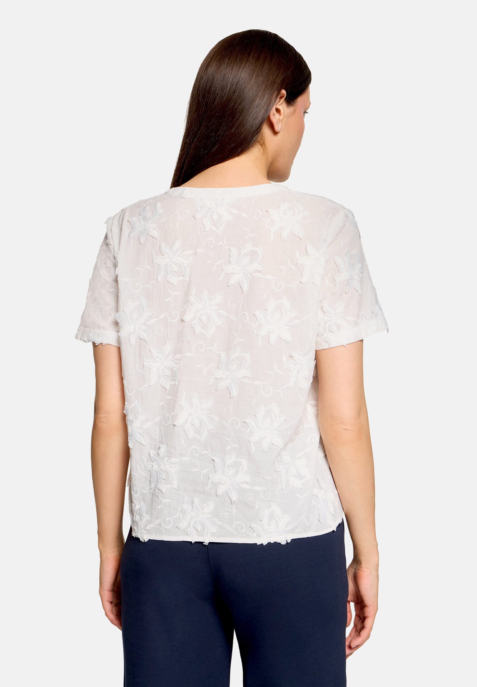 Betty&Co Hemdbluse Damen mit Stickerei