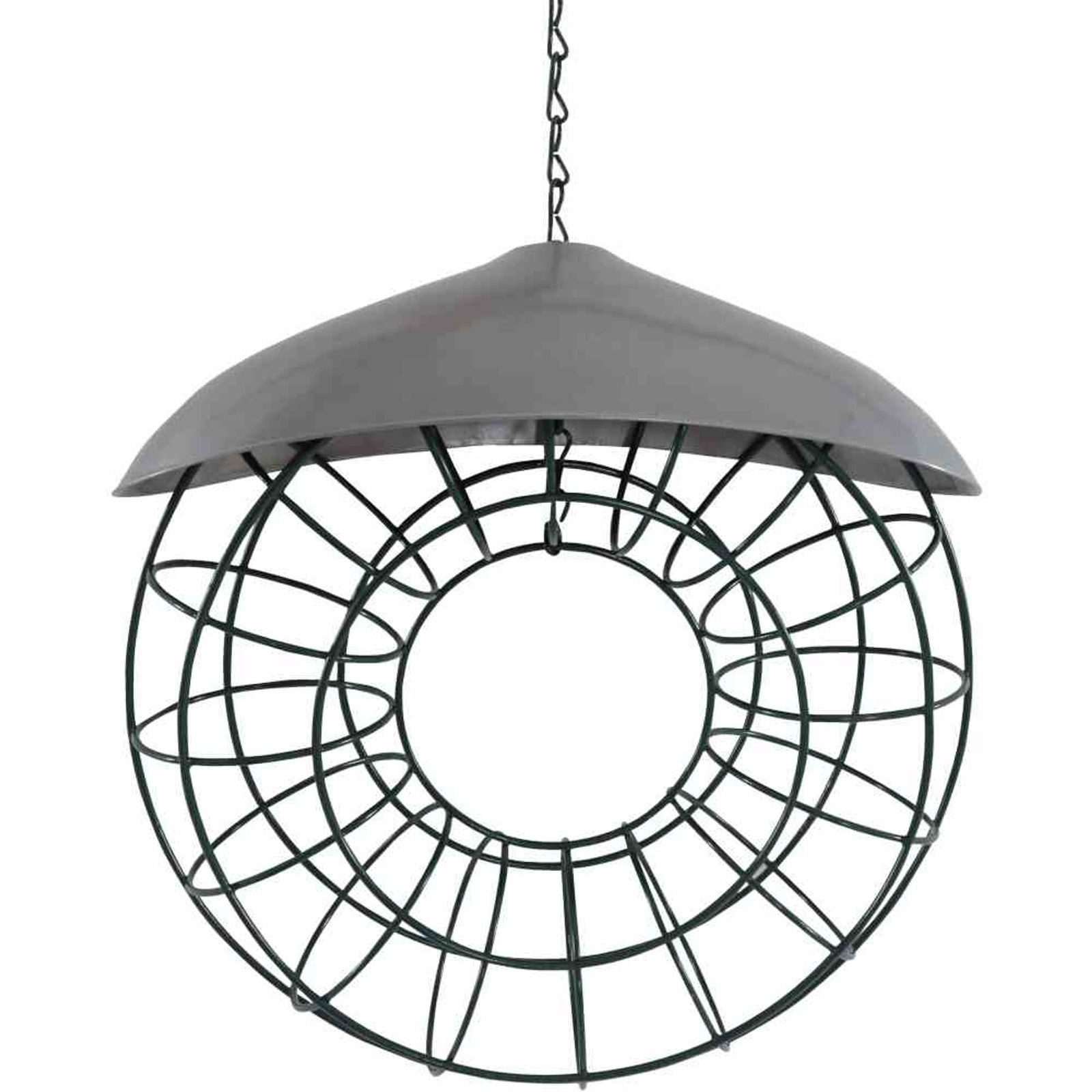 Siena Garden Vogelhaus Meisenknödelring Ø 25 cm mit Dach für 10 Knödel