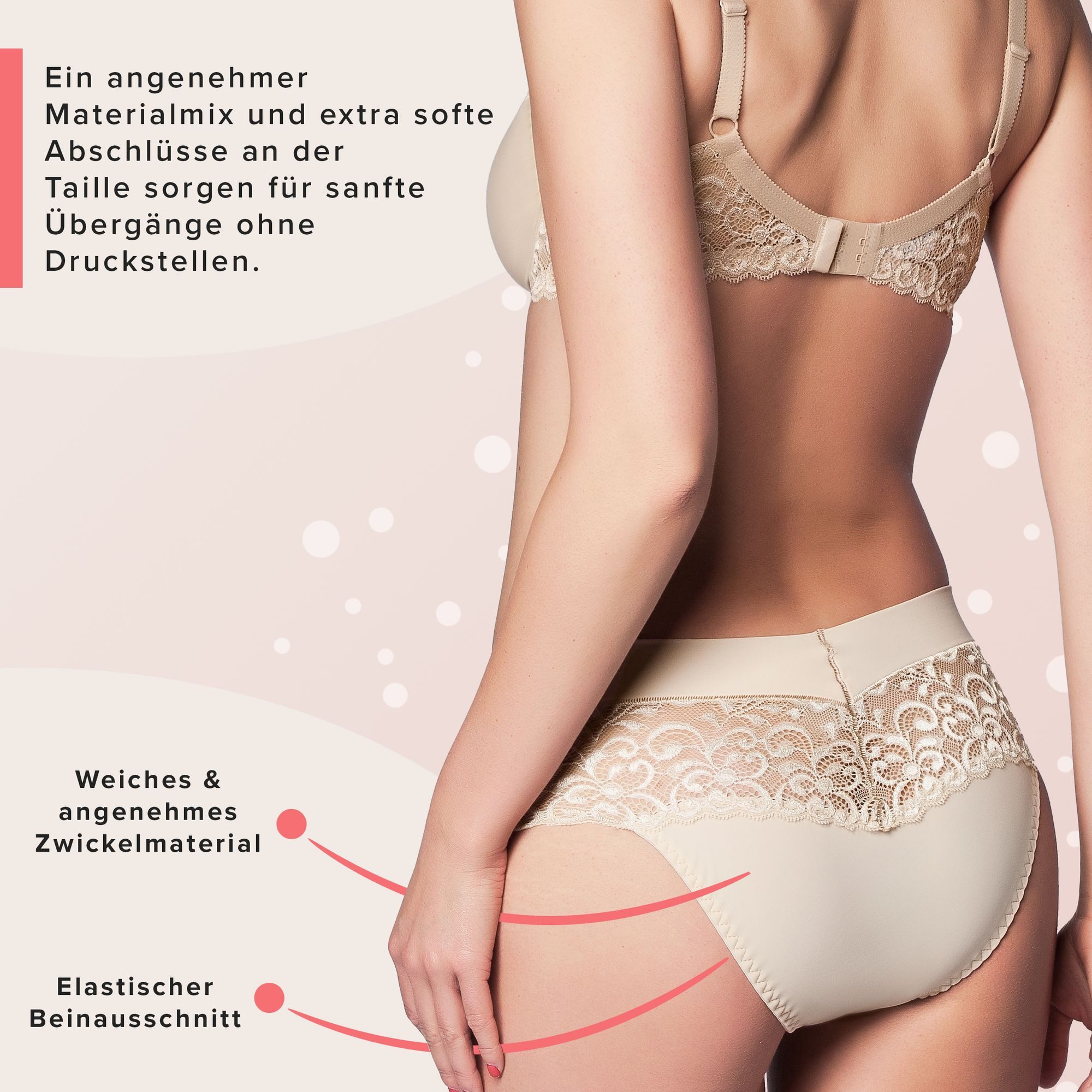 Miss Perfect Miederslip 5675 Rioslip mit sehr weicher Spitze in Größe S-2XL (38-46)