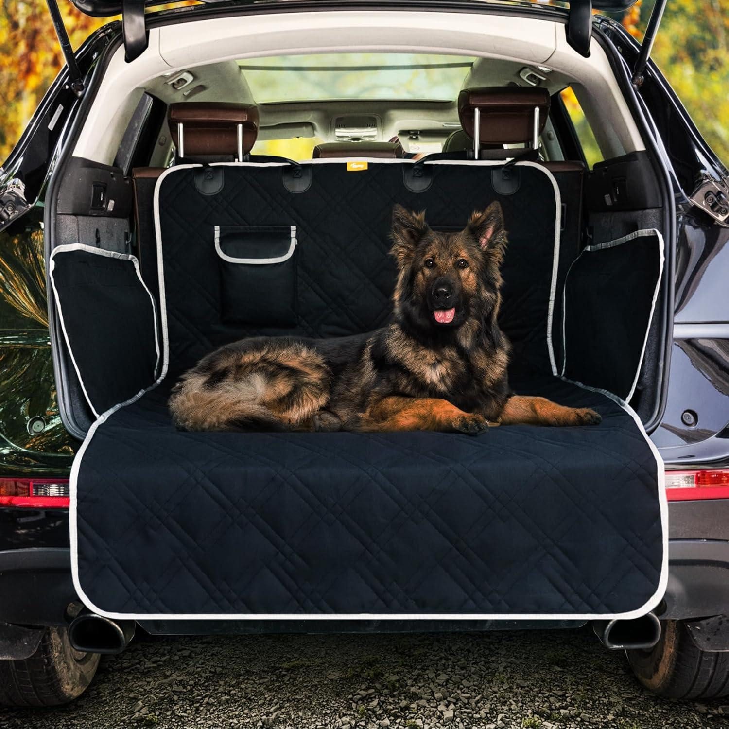 Schutzkragen Kofferraumschutz Hund Auto Schwarz 185x103cm wasserdicht Schutz vor