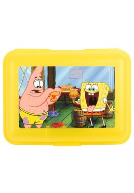 United Labels® Lunchbox Spongebob Schwammkopf Brotdose mit Trennwand - Spongebob und Patrick, Kunststoff (PP)