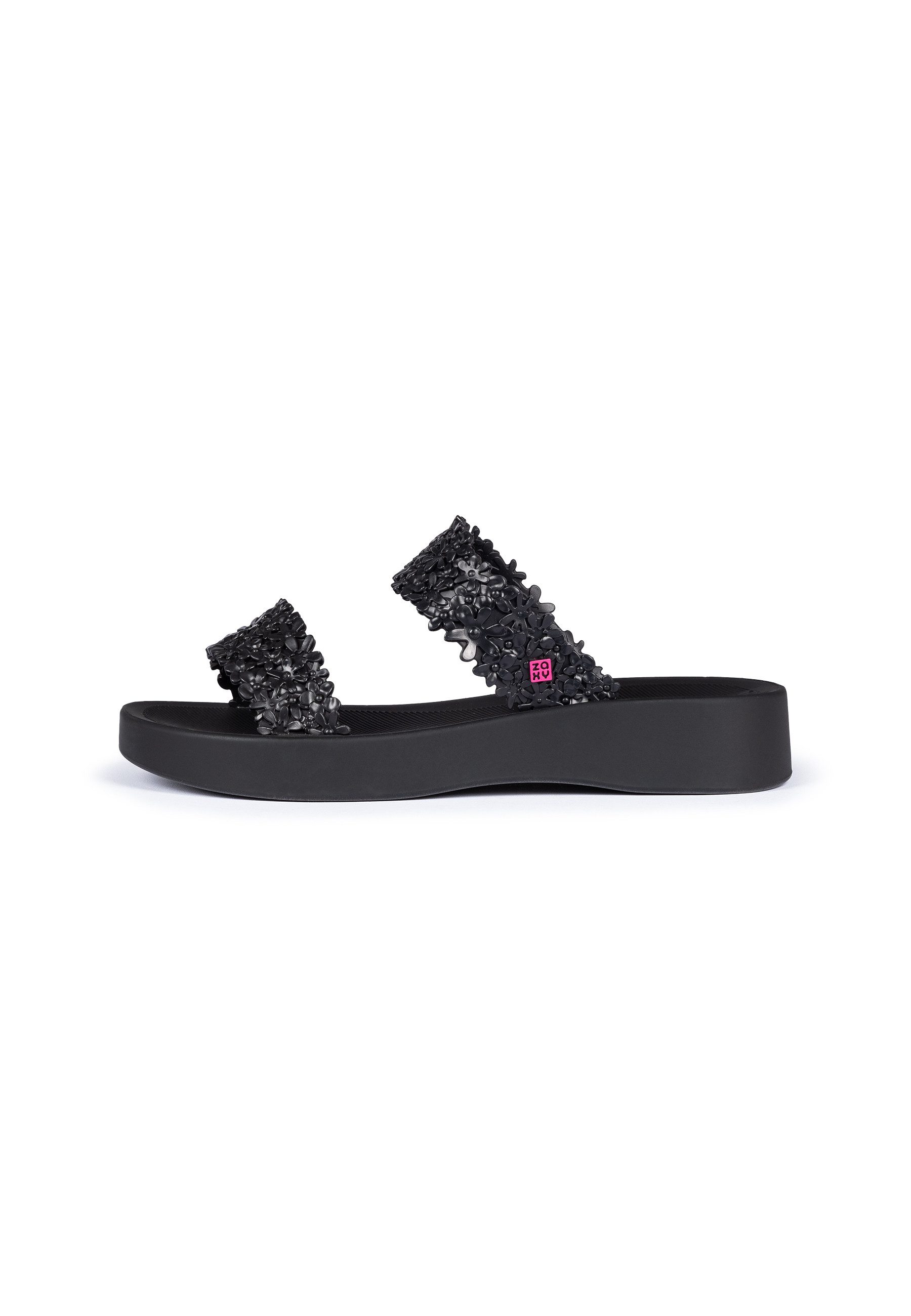 Zaxy ZAXY PRIMAVERA SLIDE AD Pantolette Slides mit Doppelriemen im Blumenmuster