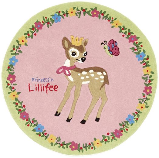 Teppich »LI-2935-01«, Prinzessin Lillifee, rund, Höhe 10 ...