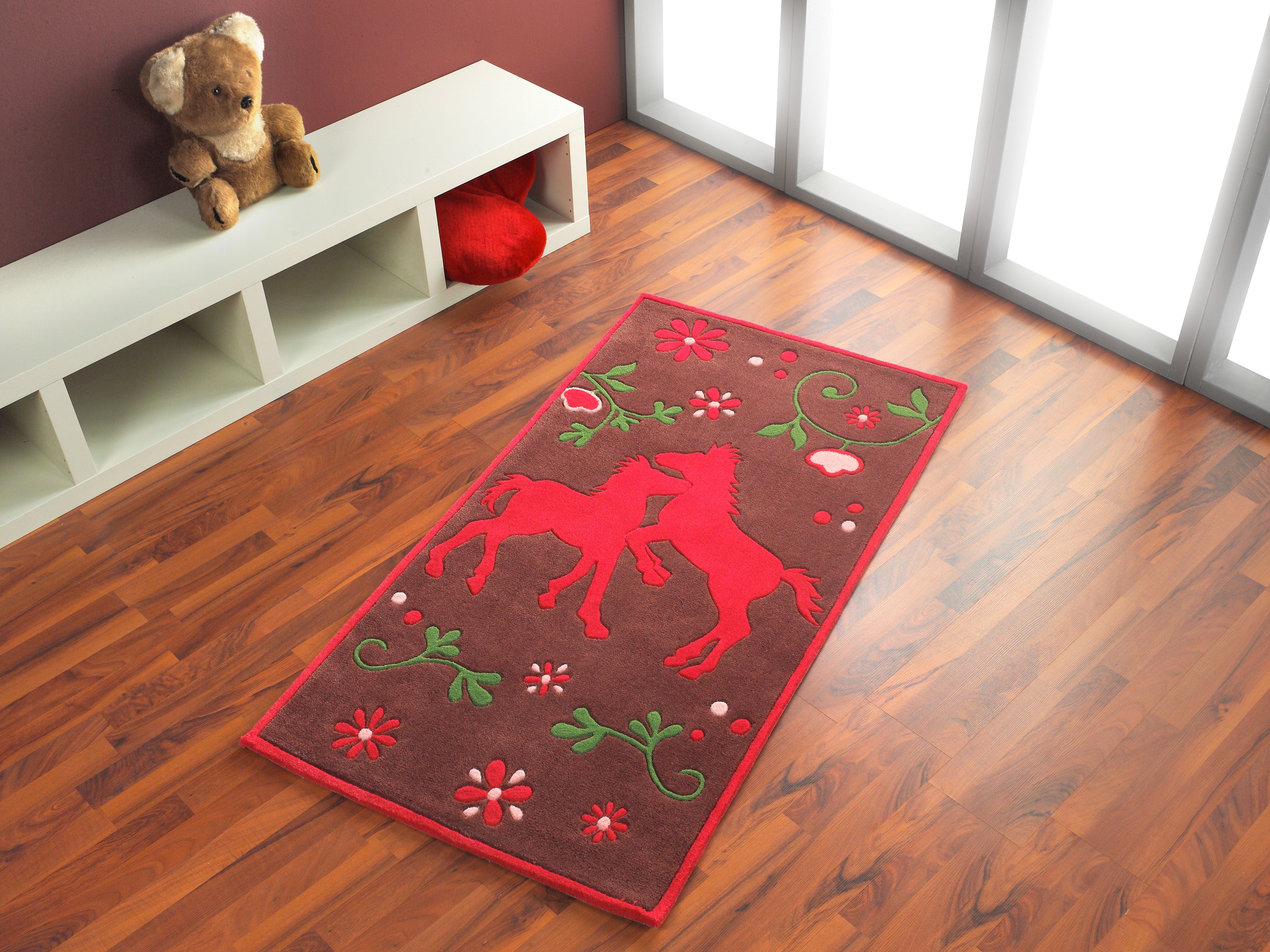 Teppich »PF-102-01«, , rechteckig, Höhe 10 mm, Konturenschnitt, brillante Farben Teppich »PF-102-01«, , rechteckig, Höhe 10 mm, Konturenschnitt, brillante Farben
