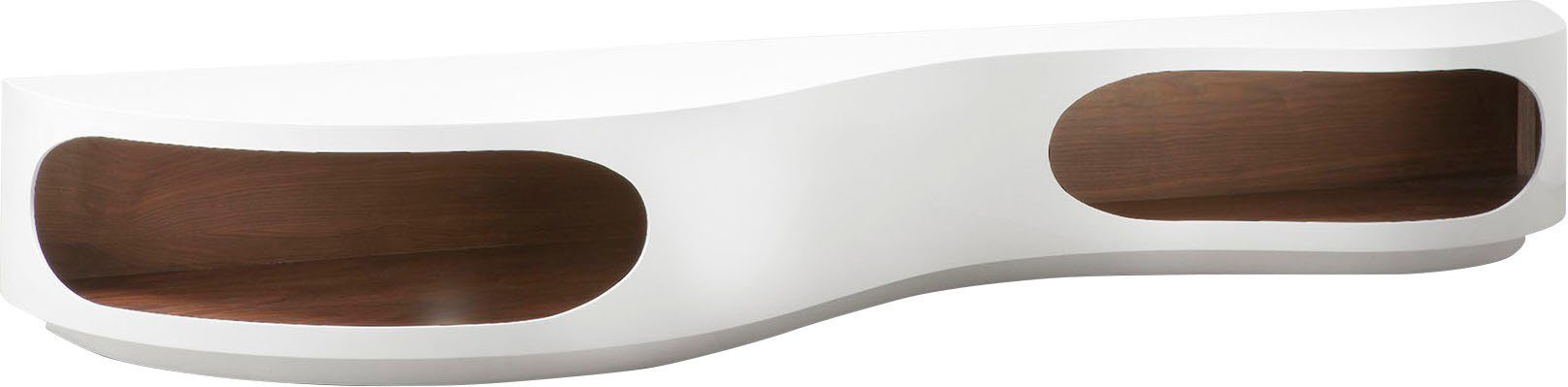 SalesFever Lowboard Slow Design TV-Kommode für stilvolles Wohnen, Kommode in moderner Form, Fernsehschrank in Hochglanz