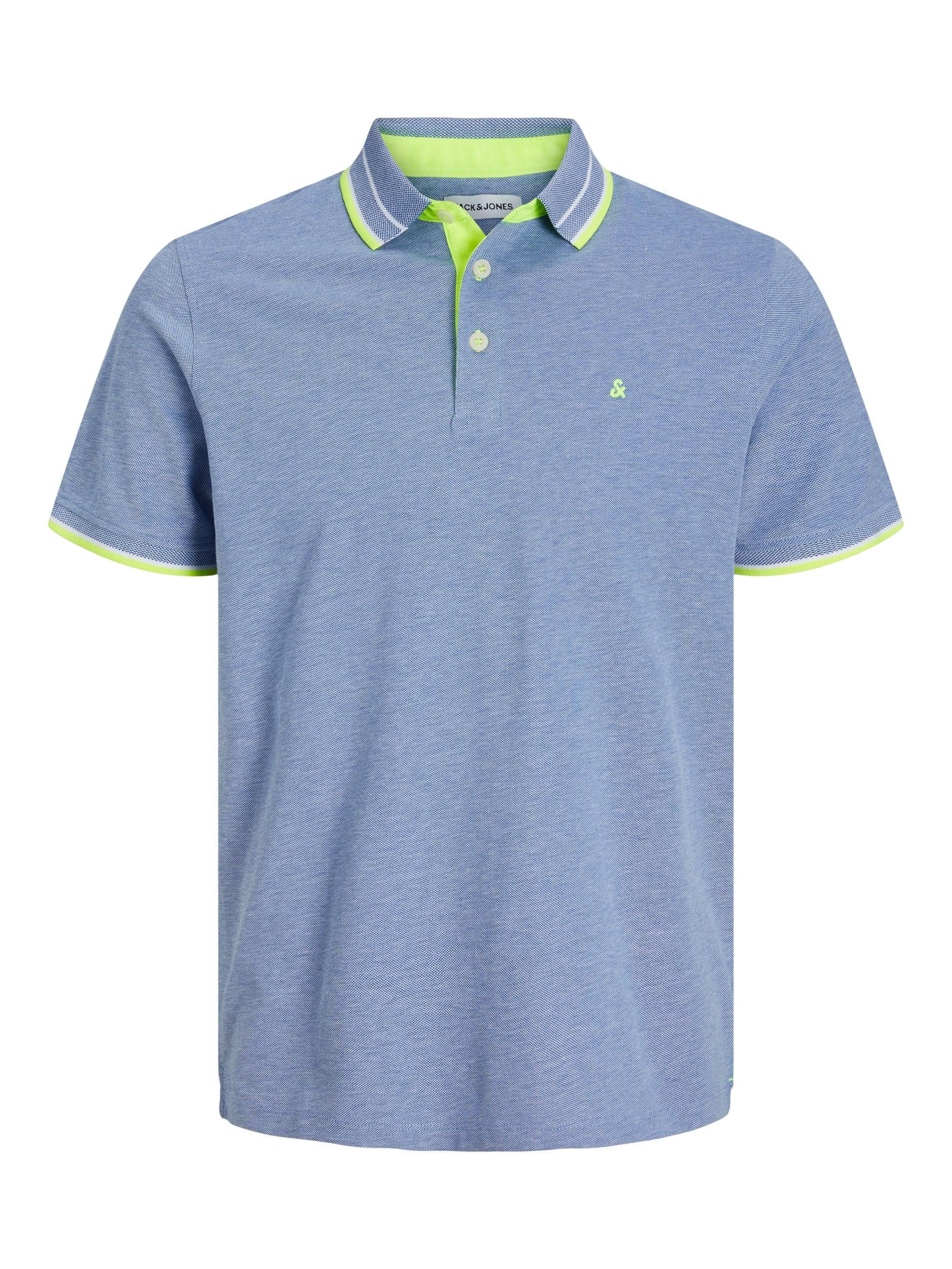 Jack & Jones Poloshirt POLO Cobalt JJEPAULOS Bright NOOS SS